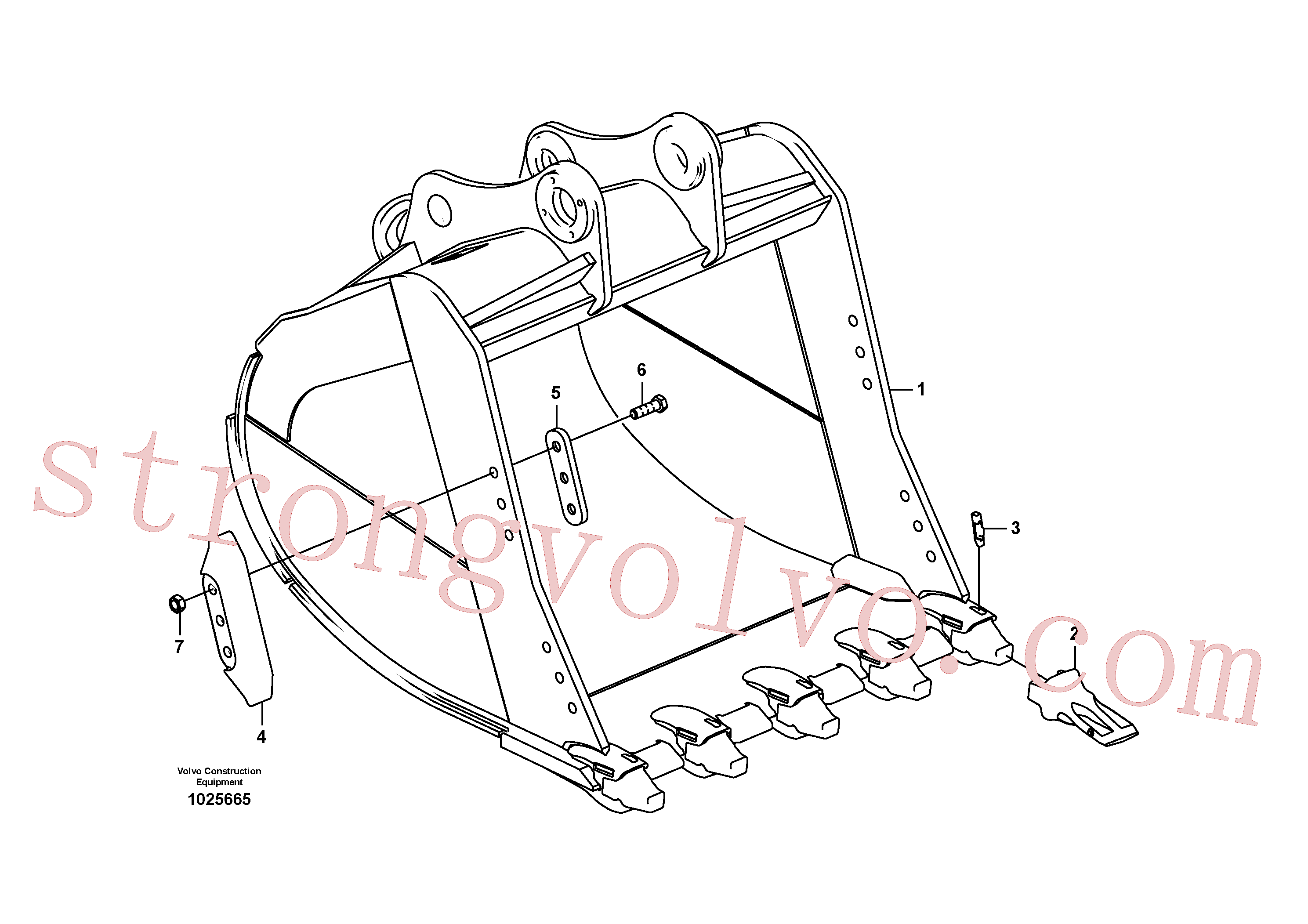 VOE983373 Volvo Balde(1025665 Montagem)