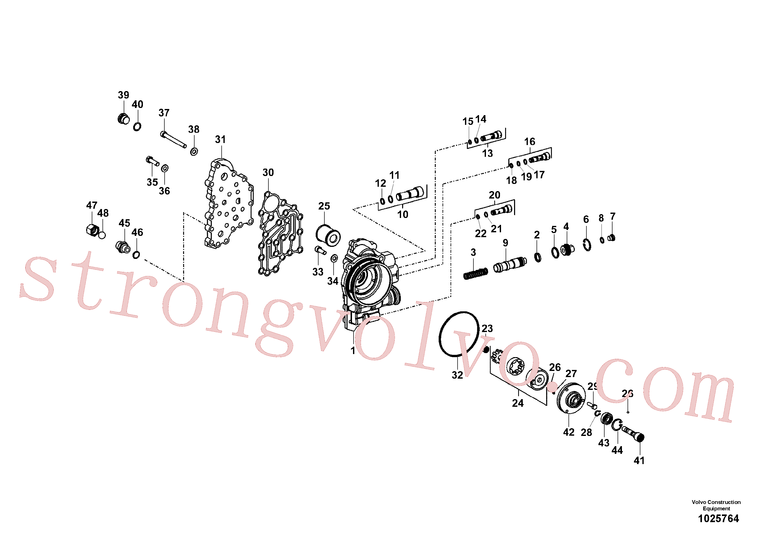 SA8320-03930 Volvo(1025764 Montagem)