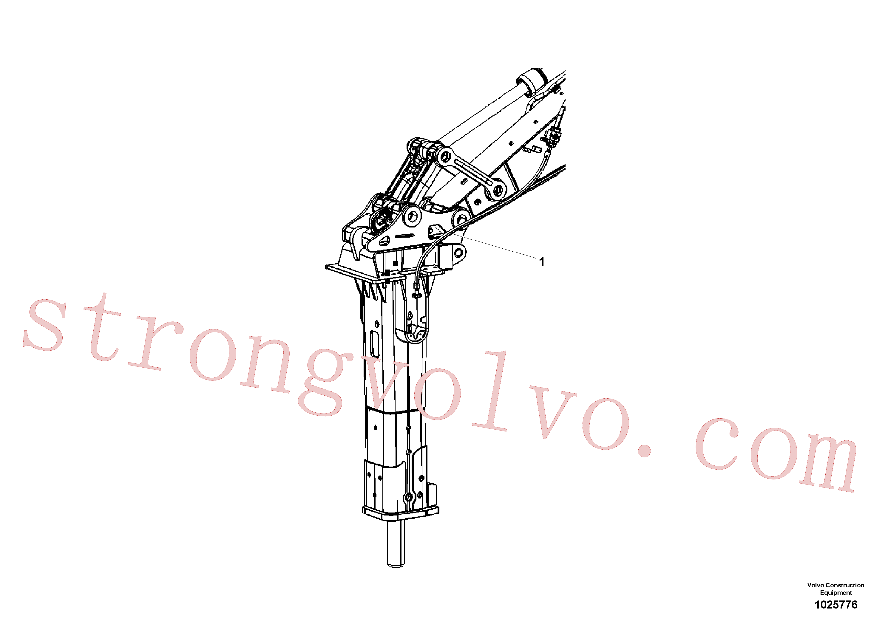 VOE14542206 Volvo Kit de mangueiras e prato(1025776 Montagem)