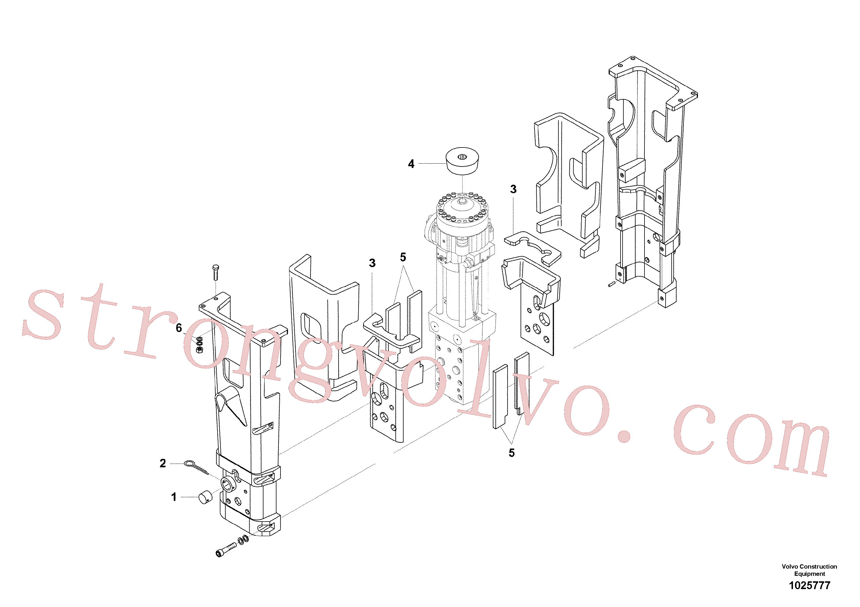 VOE14534662 Base Volvo escavadeira