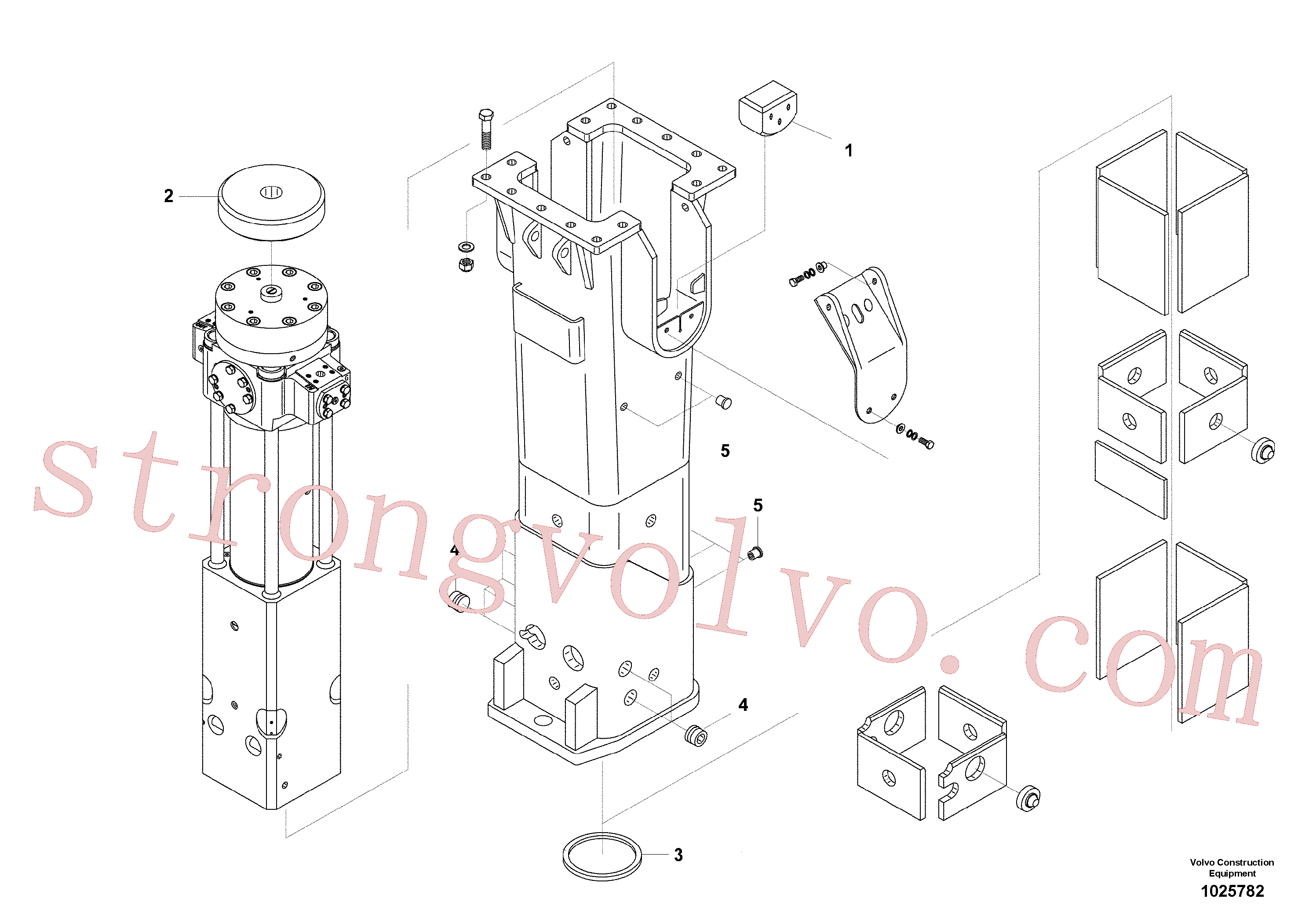 VOE14534754 Volvo Martelo hidráulico, alojamento(1025782 Montagem)