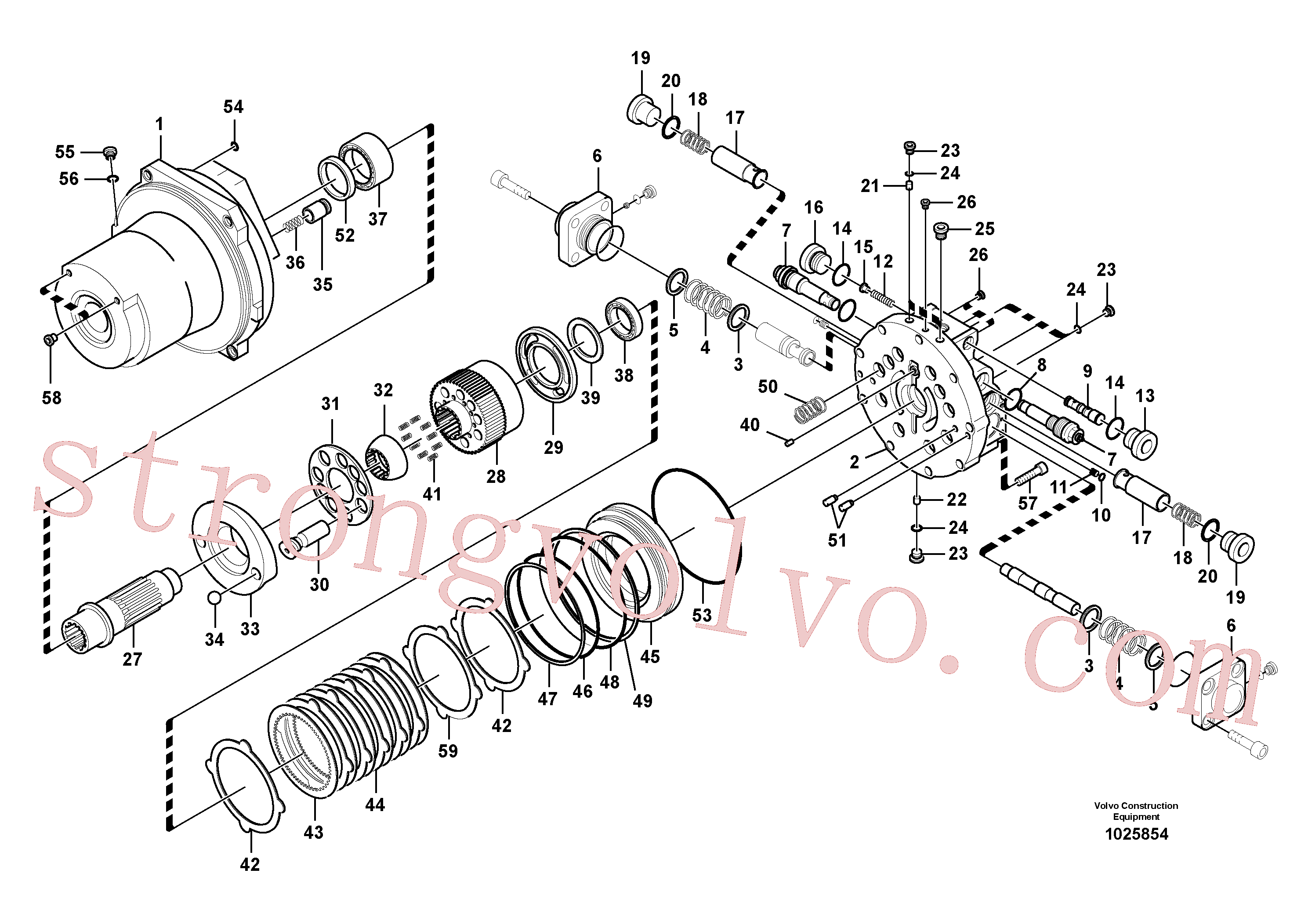 Atacado VOE14535017 Colar Volvo escavadeira
