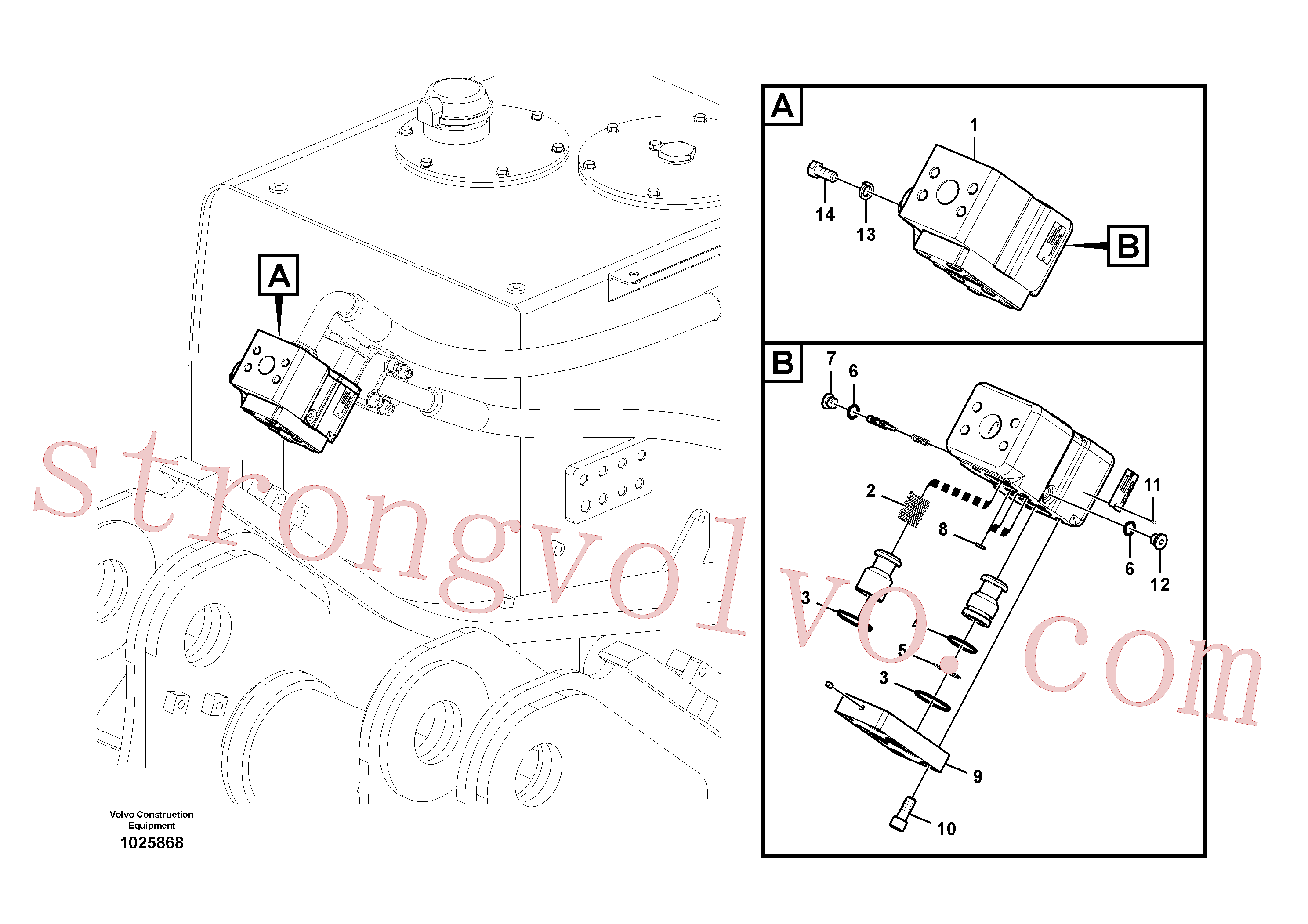 VOE14508106 Volvo(1025868 Montagem)