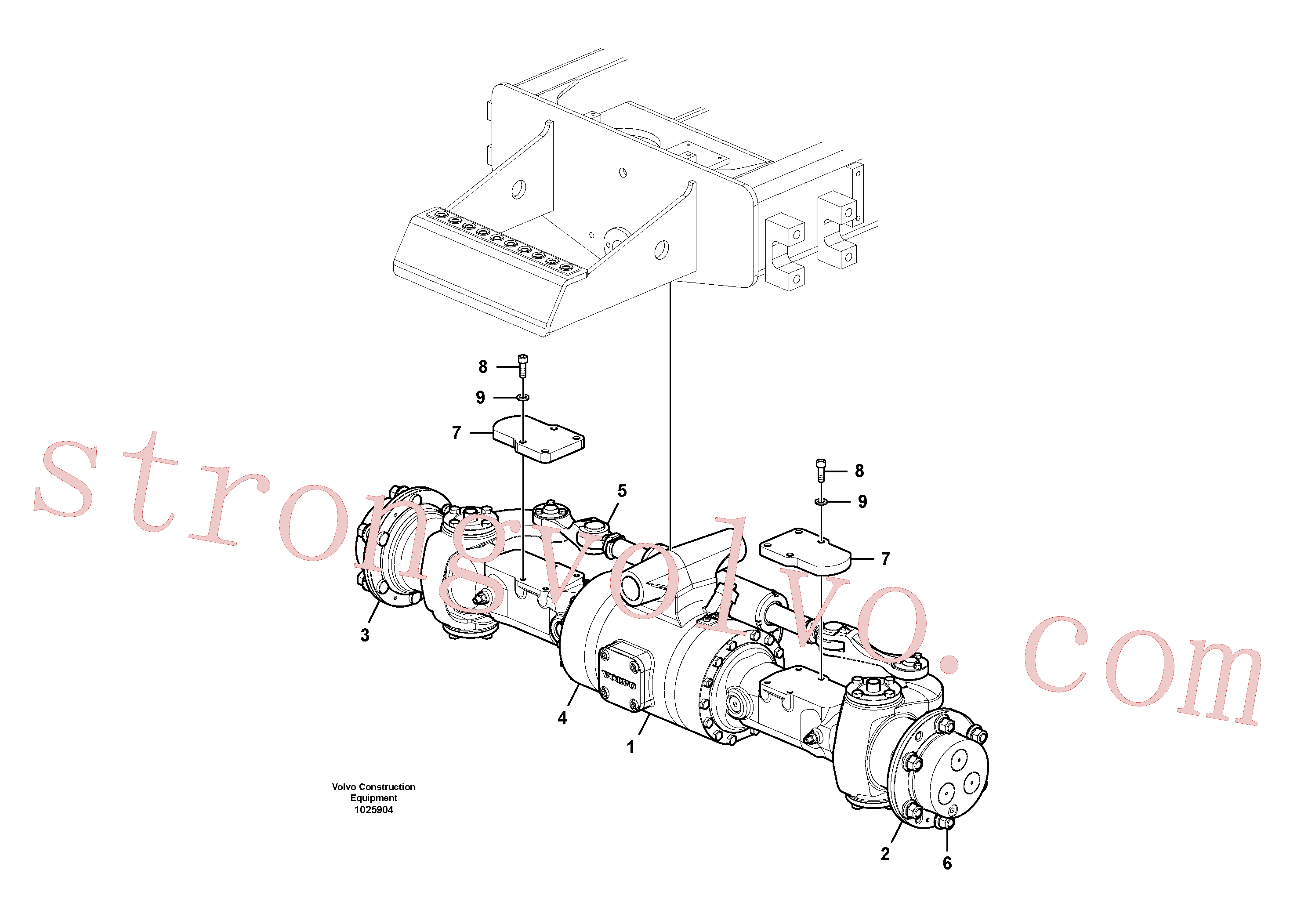 VOE984089 Volvo(1025904 Montagem)