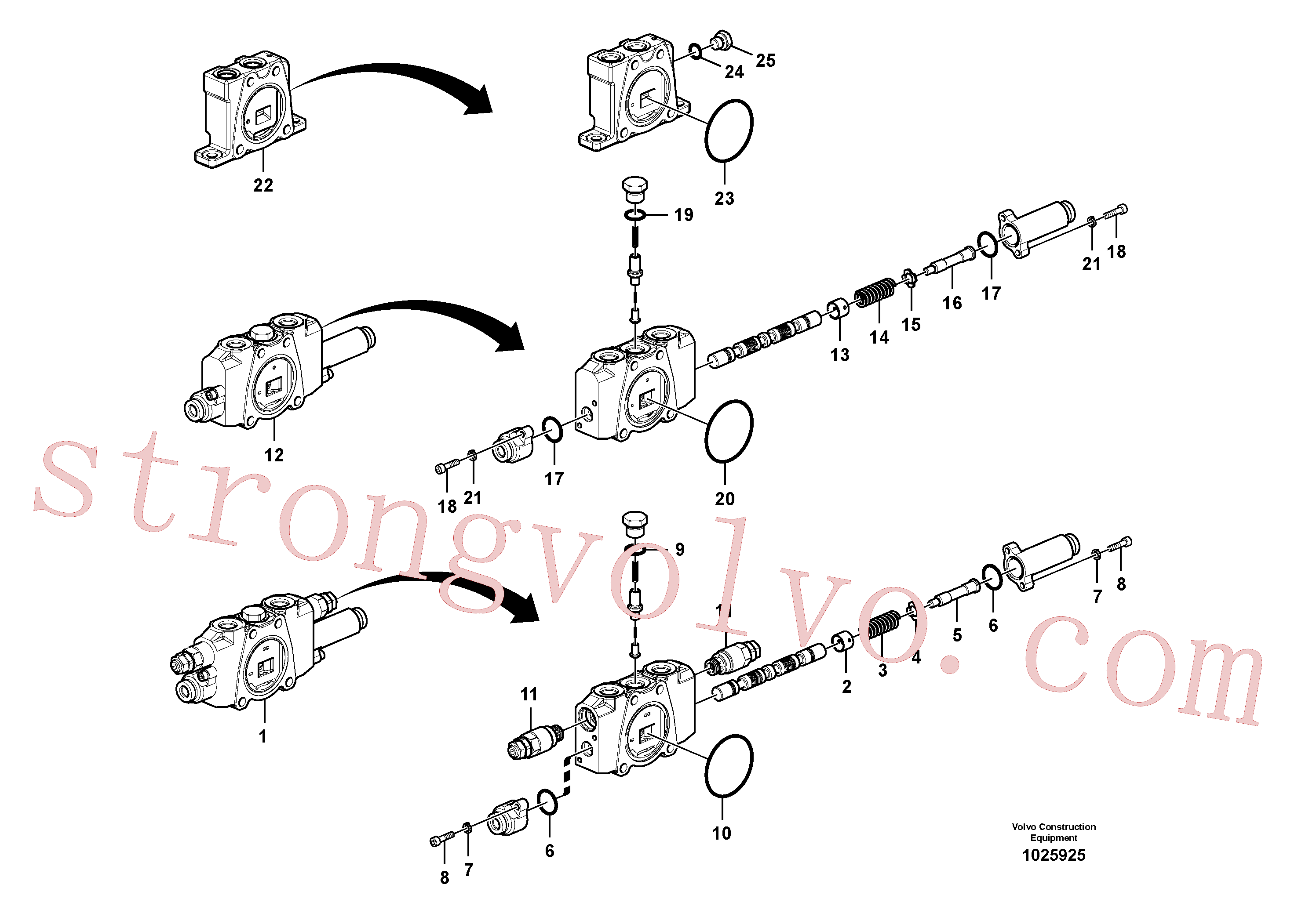 Atacado VOE14549180 Arruela Volvo escavadeira