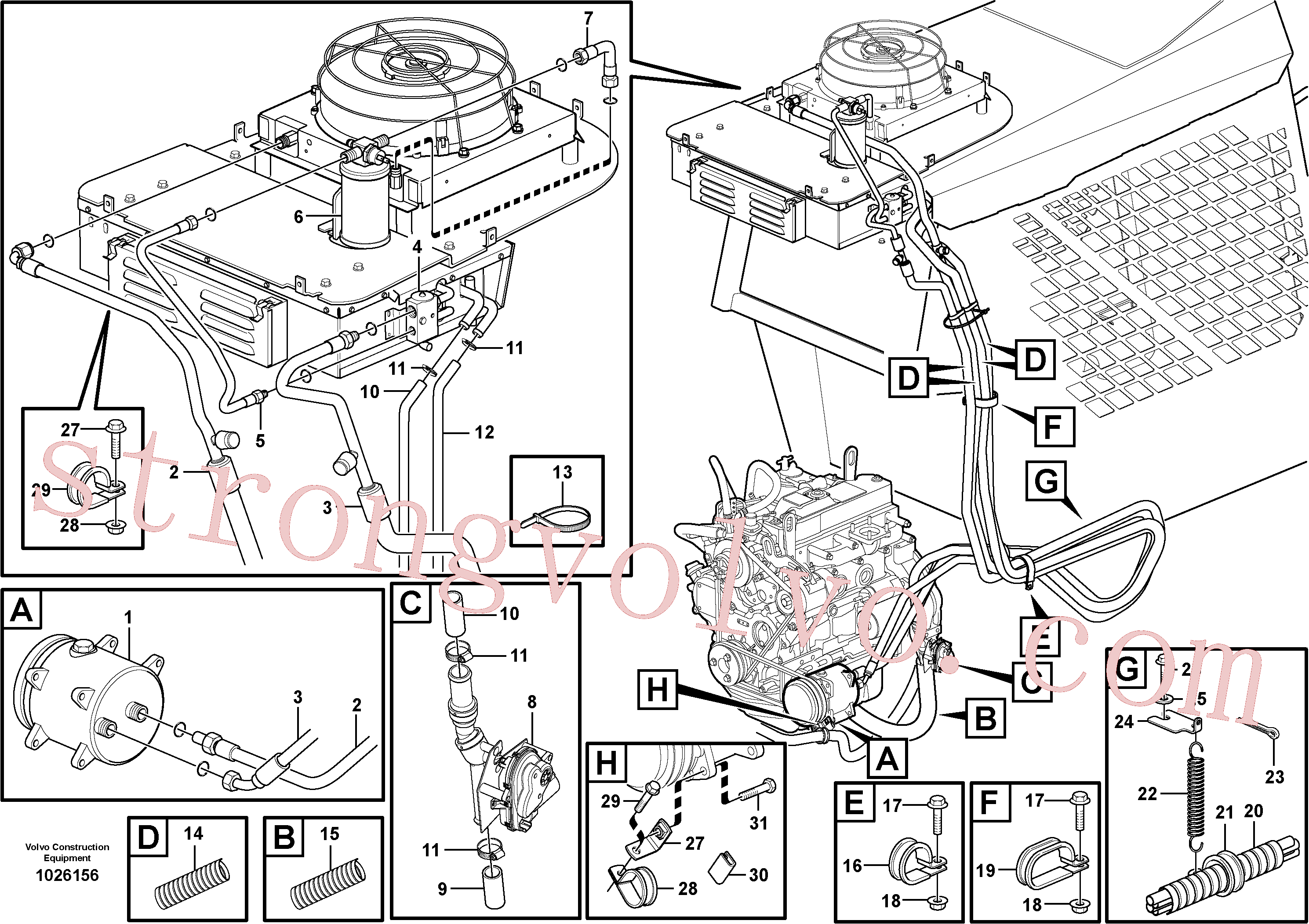 VOE11841560 Volvo(1026156 Montagem)