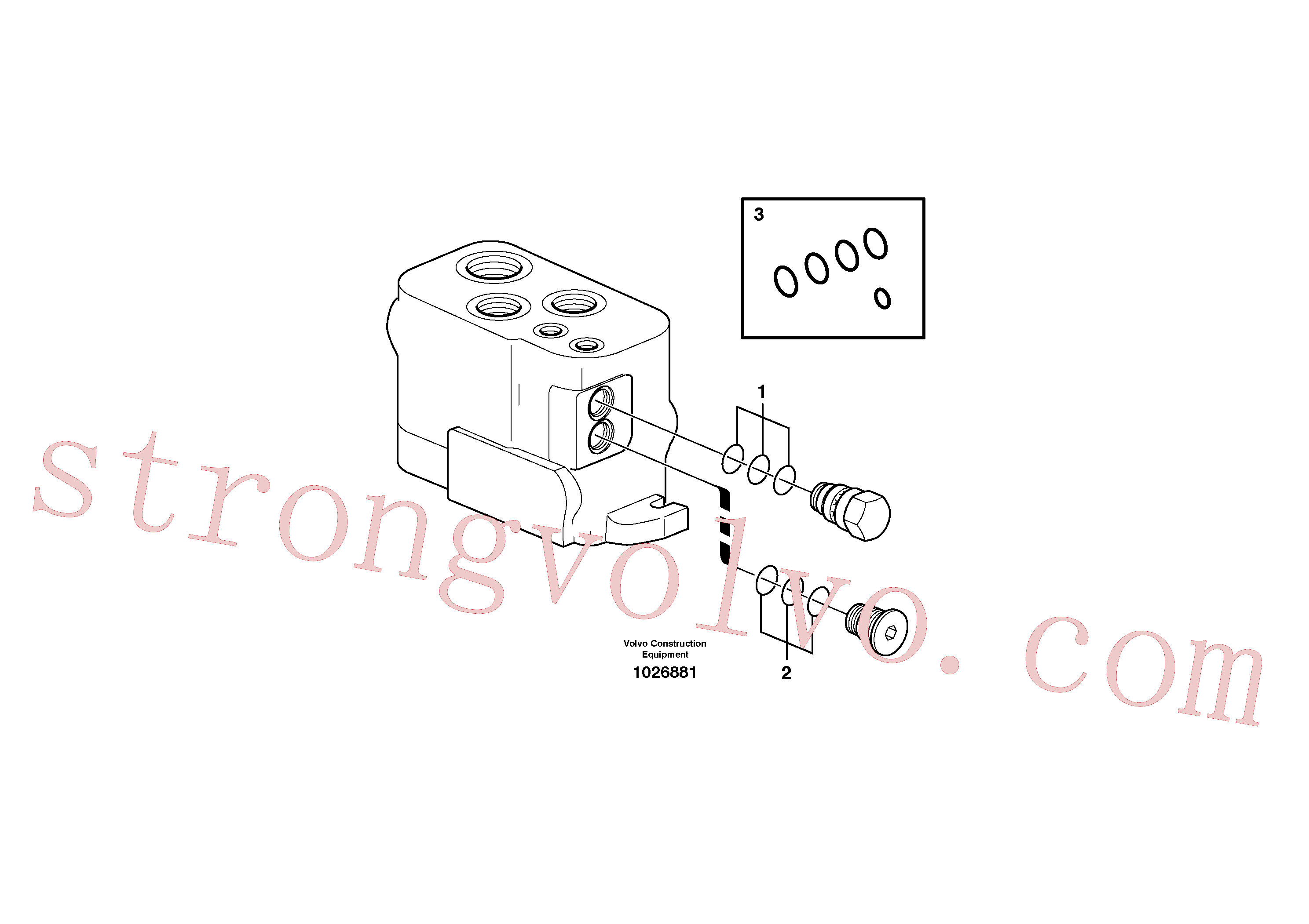VOE11988539 Volvo Válvula de admissão(1026881 Montagem)