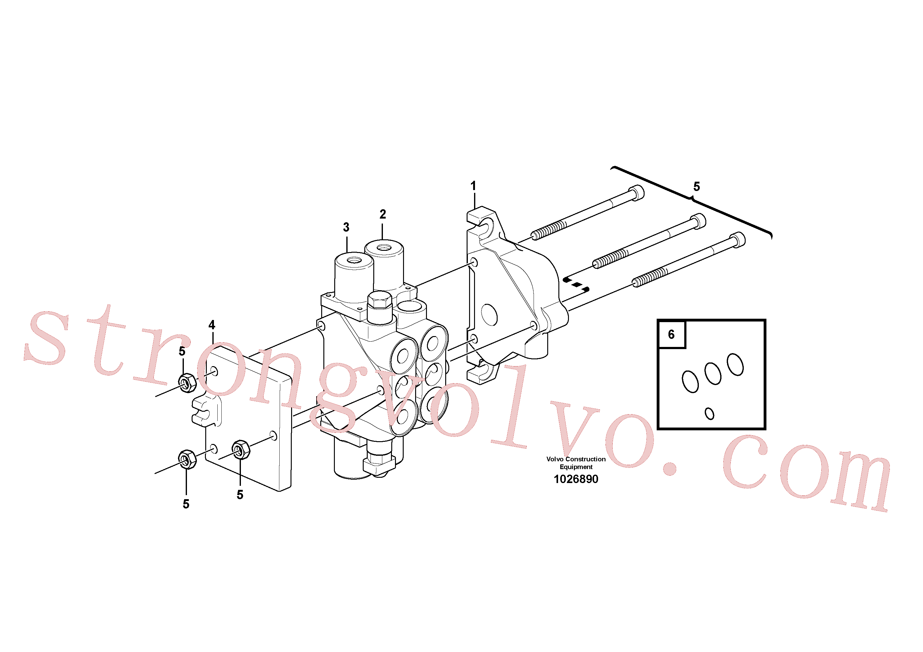 Volvo Montagem VOE11712623 Jogo de vedação Acessórios