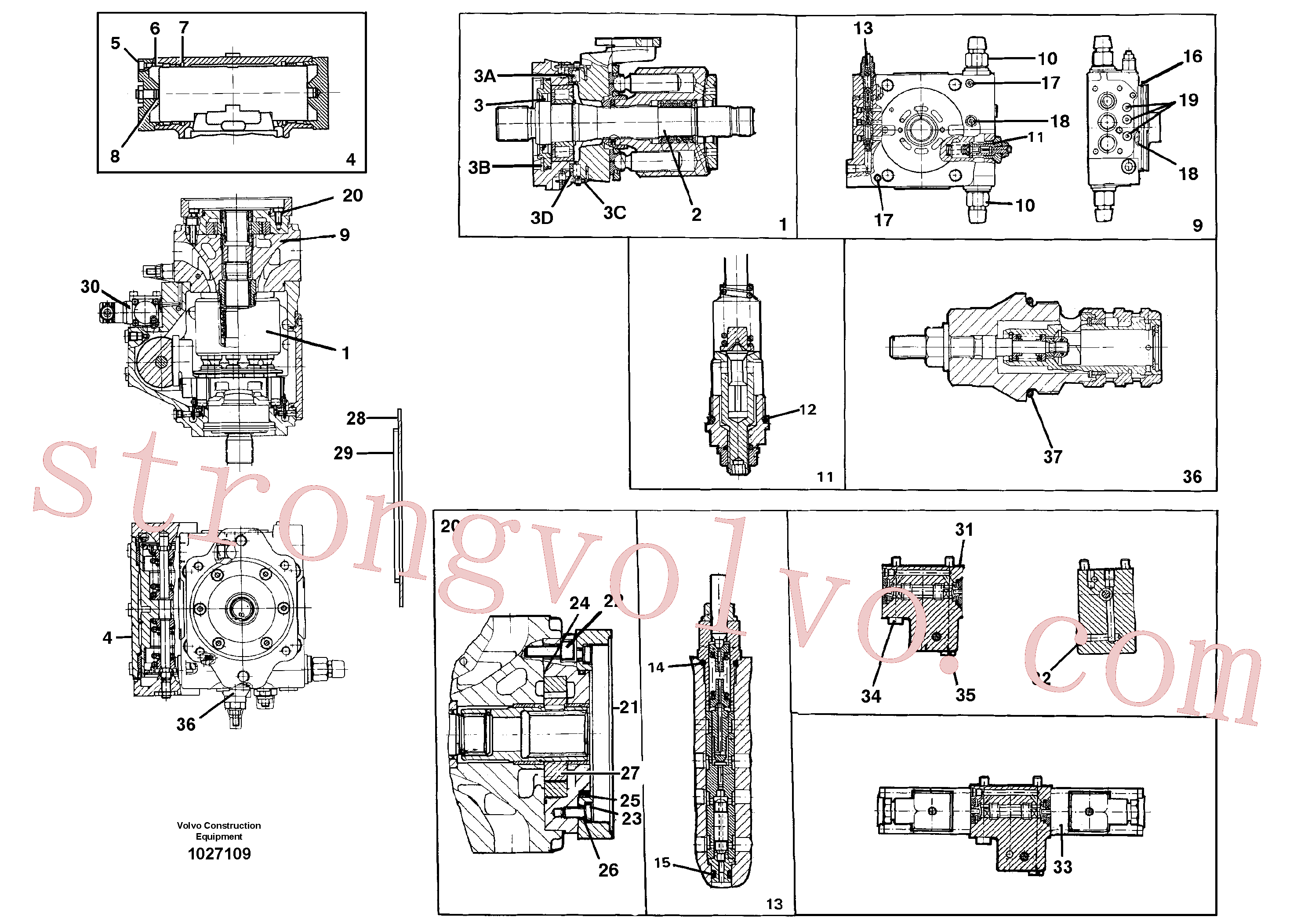 VOE13947377 Volvo Bomba(1027109 Montagem)
