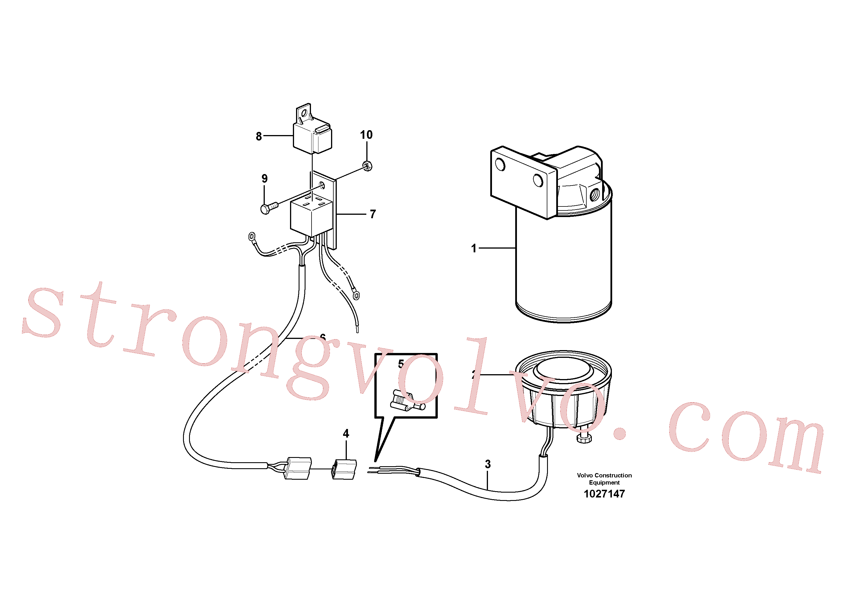 China Made VOE11305374 Mangueira isolante Volvo Acessórios para escavadeira