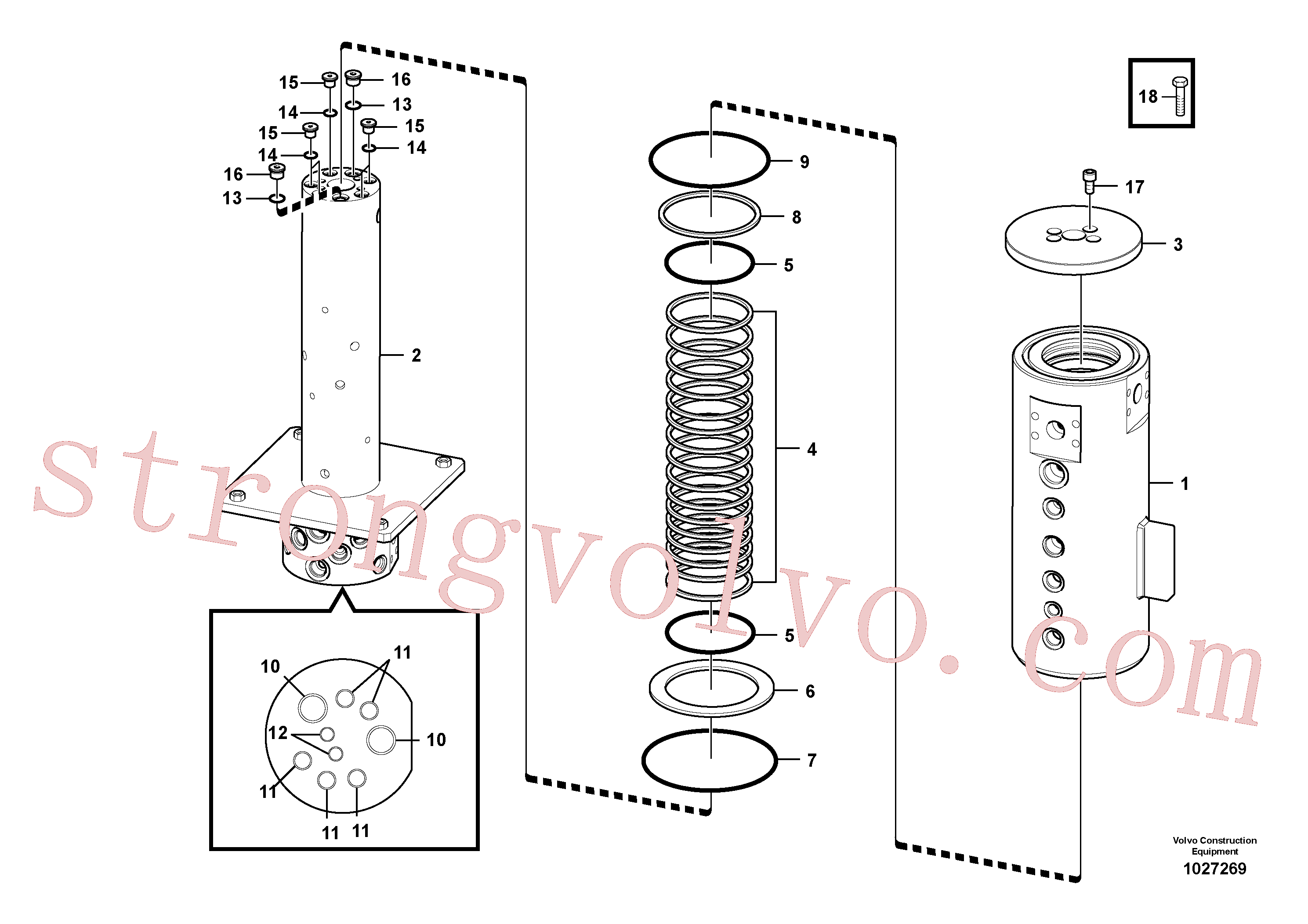 Volvo VOE14507705 Vedação Volvo Acessórios para escavadeira