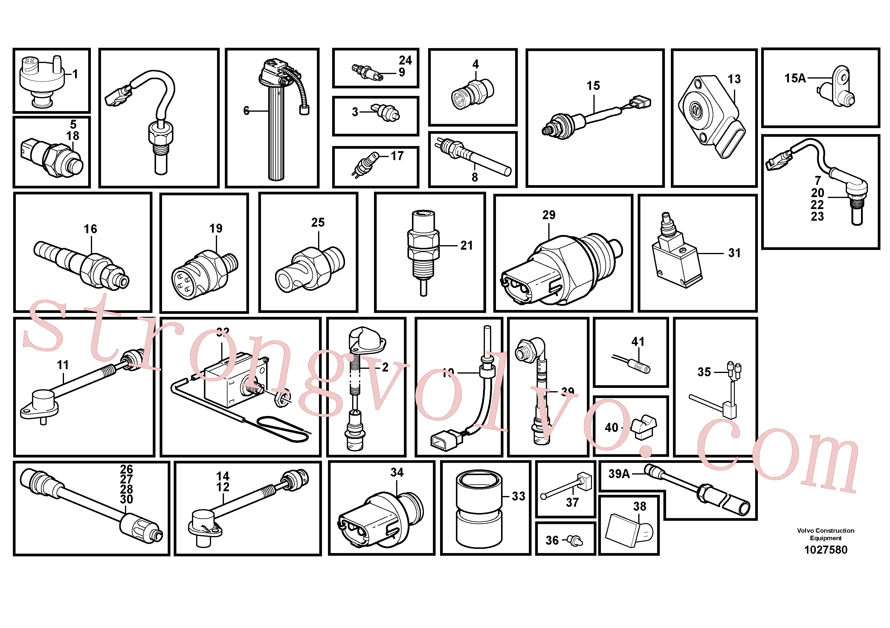 Volvo VOE20374282 Sensor Volvo Acessórios para escavadeira