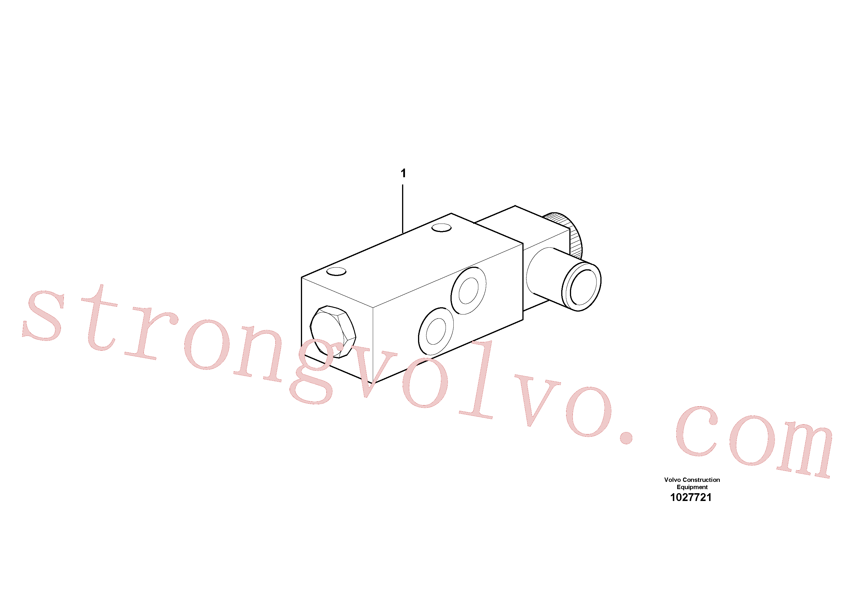 Atacado VOE11808356 Válvula Volvo escavadeira