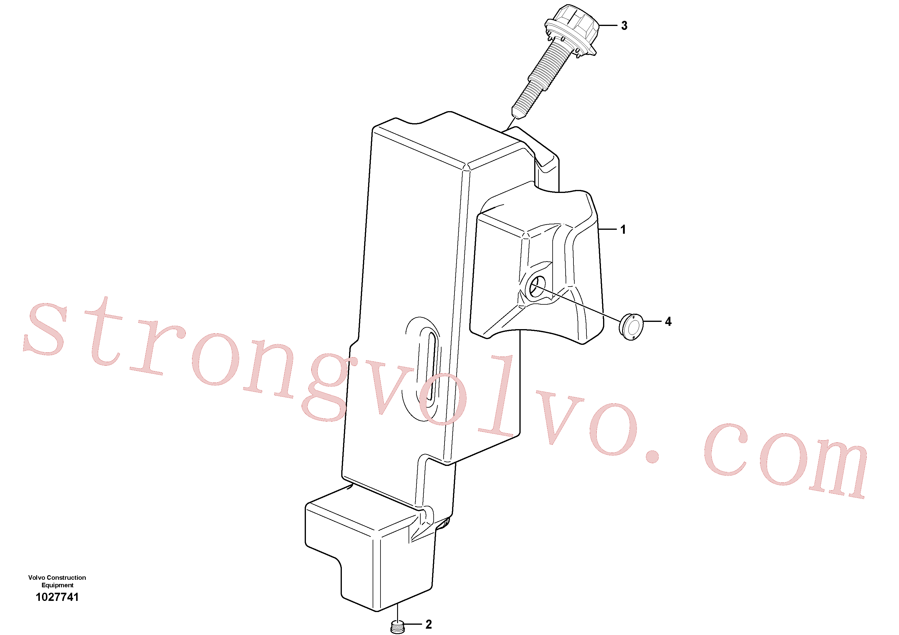VOE11884574 Volvo Depósito de óleo hidráulico(1027741 Montagem)
