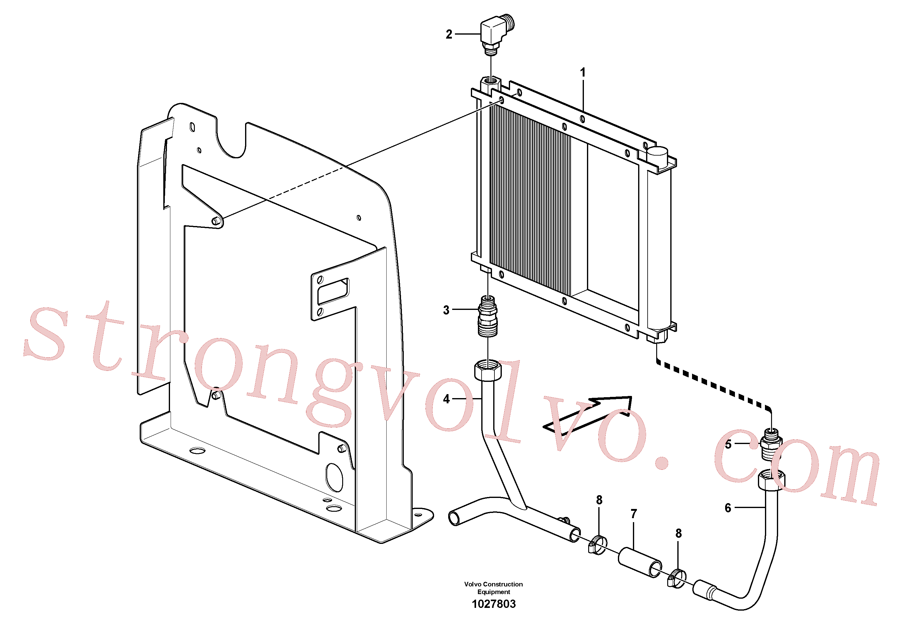 Volvo Montagem VOE11803385 Conector Acessórios
