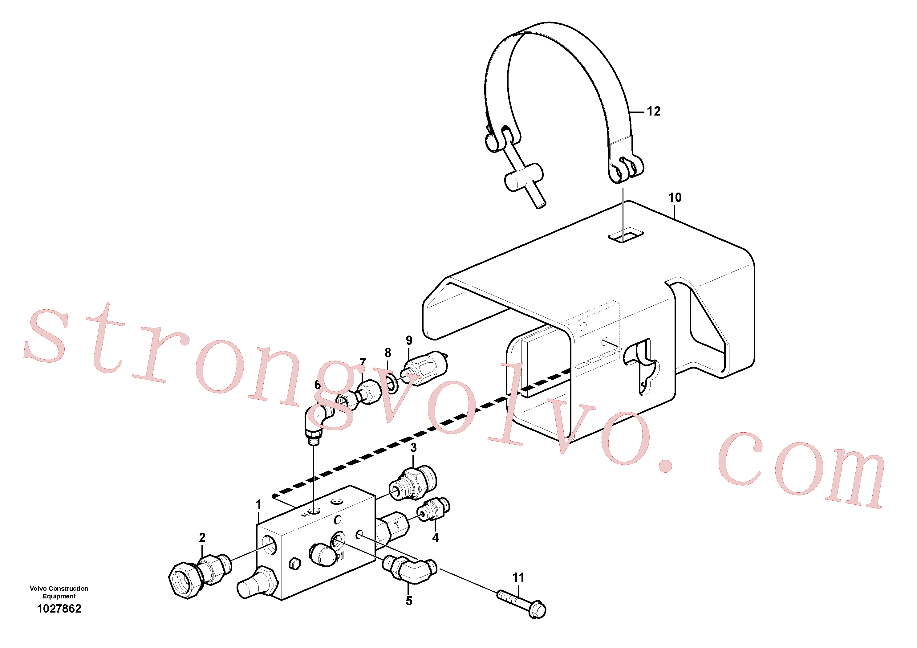 VOE11802908 Volvo Válvula de segurança (cilindro da lança)(1027862 Montagem)