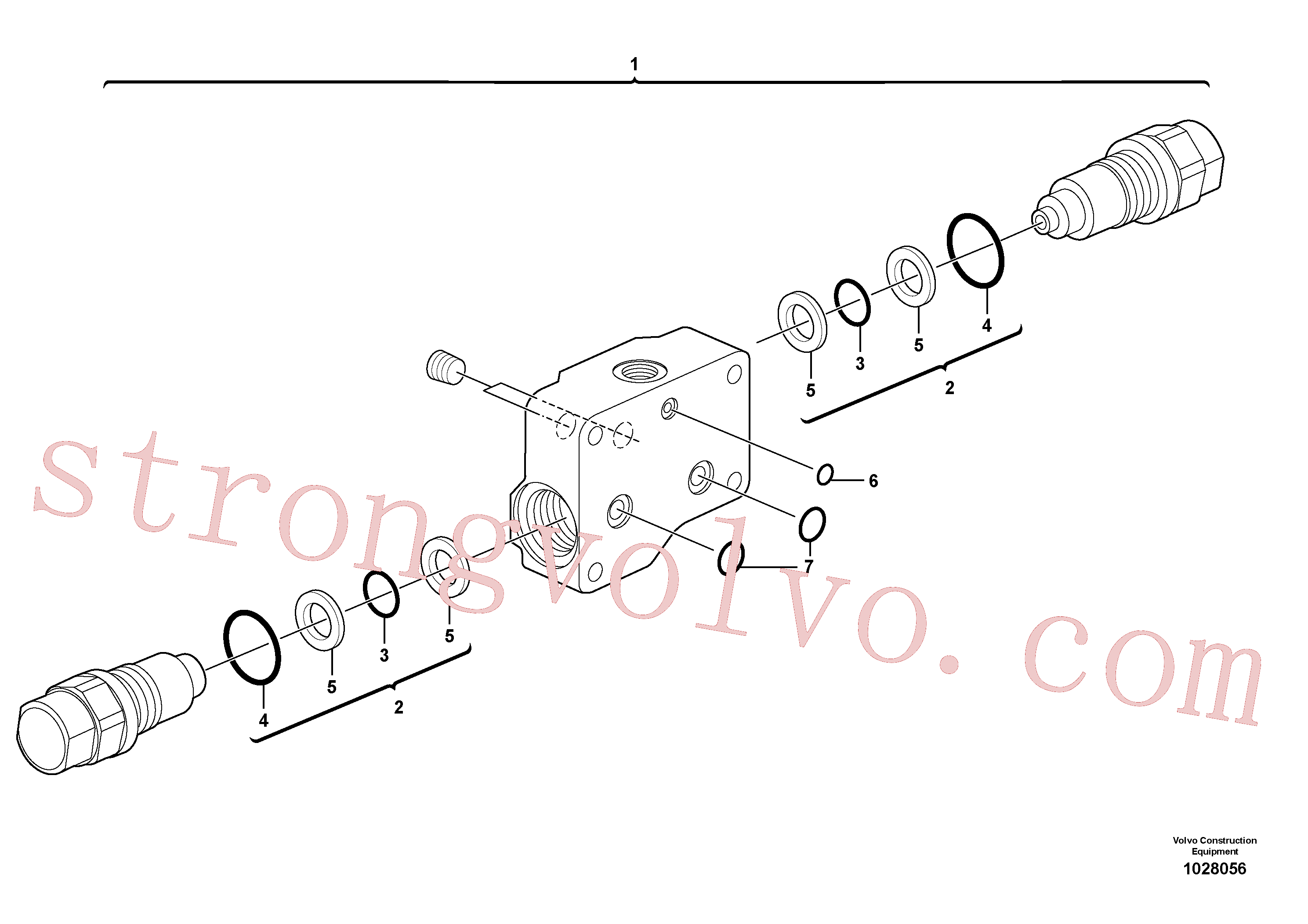 Volvo Montagem VOE15013440 Válvula de alívio Acessórios