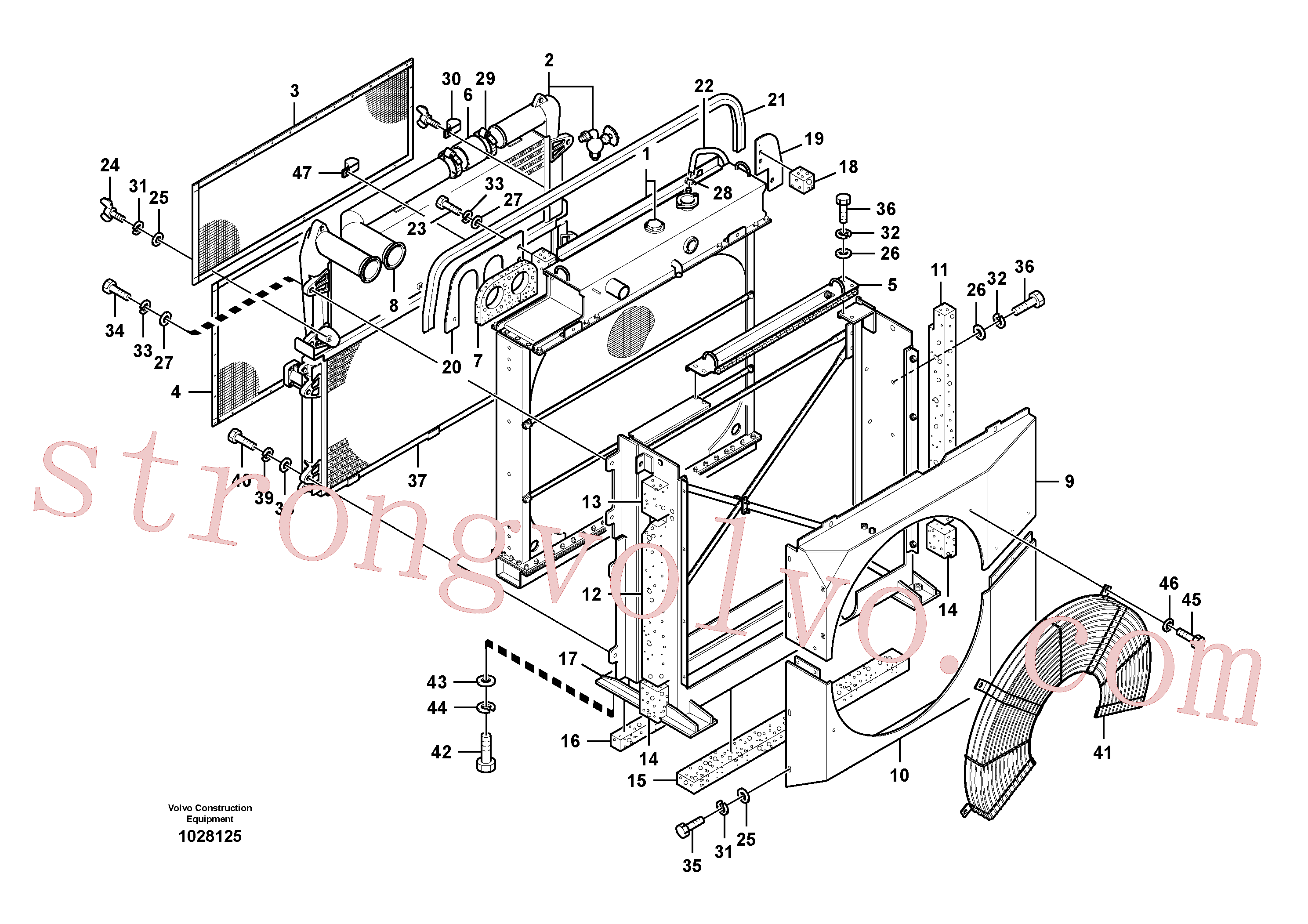 Volvo Montagem SA9313-10325 Braçadeira da mangueira Acessórios