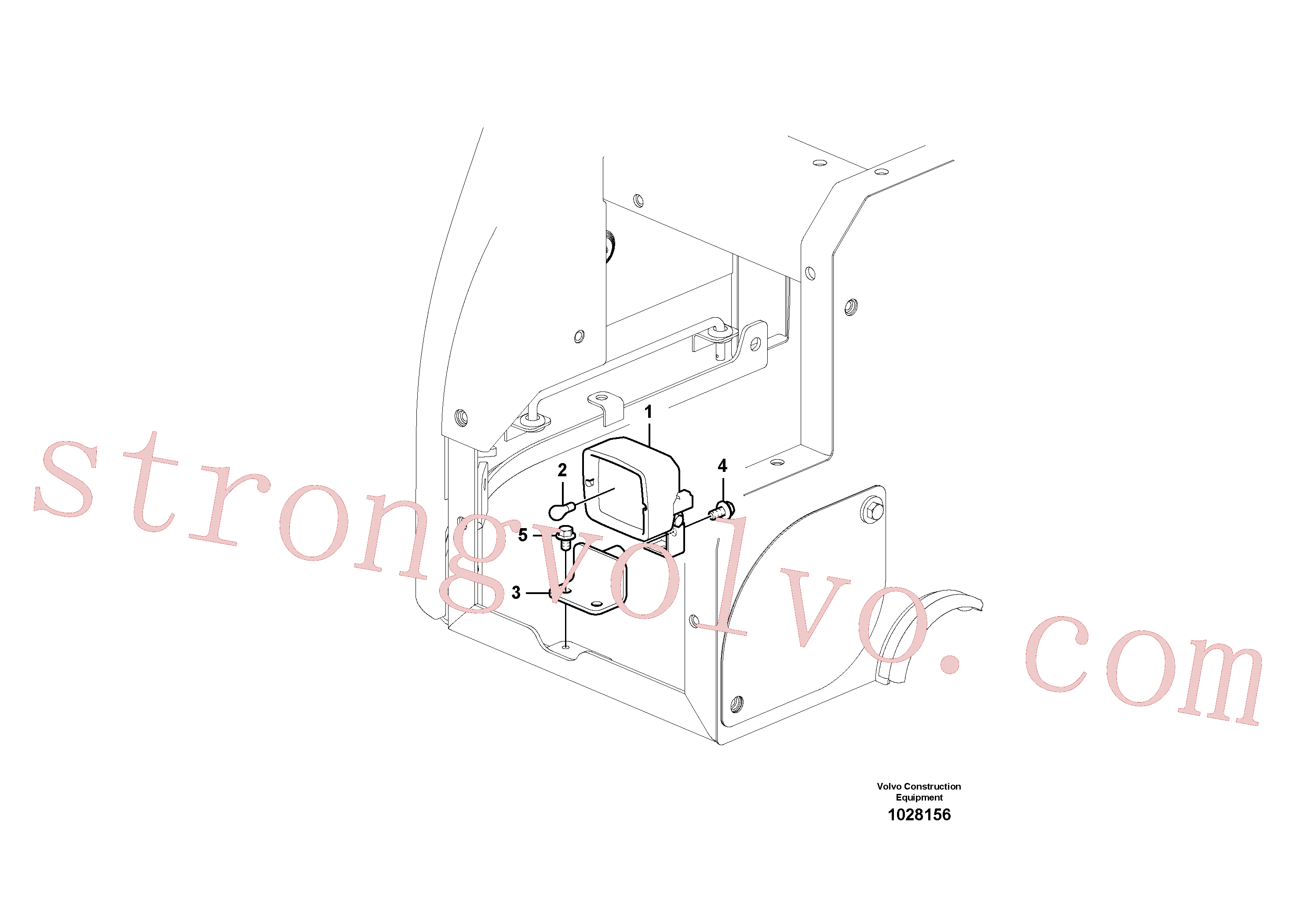 VOE14511343 Volvo Iluminação, dianteira(1028156 Montagem)