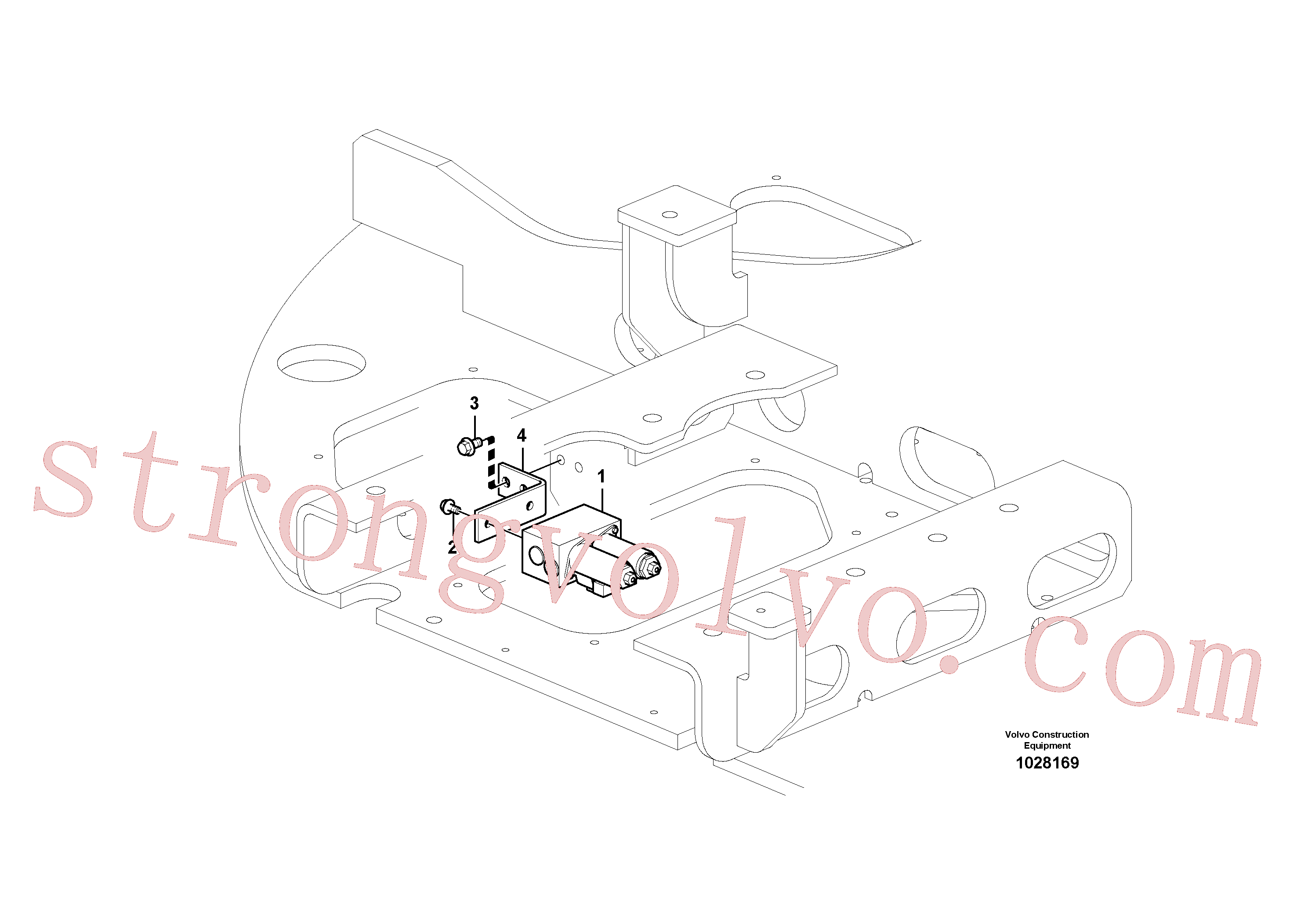 VOE14609389 Volvo Unidade electrónica.(1028169 Montagem)