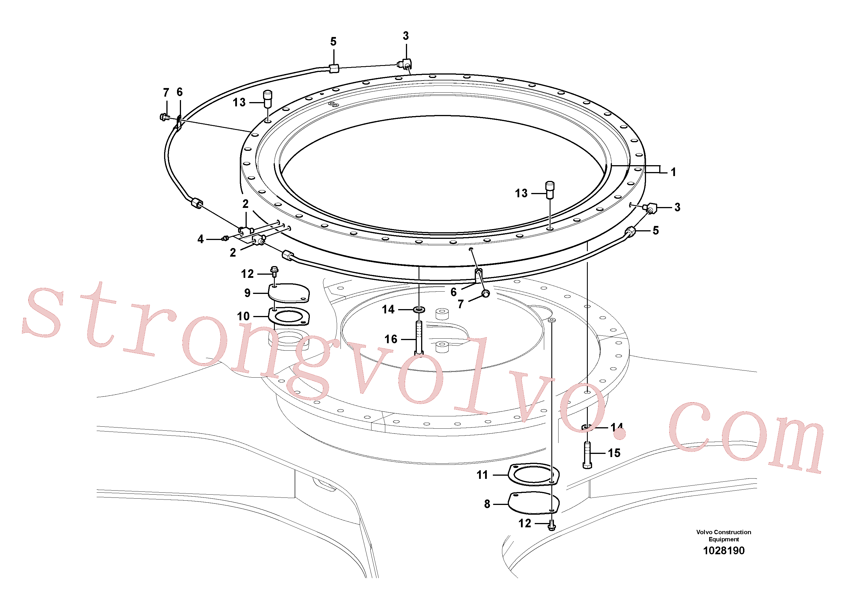 Atacado SA9011-41614 Parafuso sextavado Volvo escavadeira