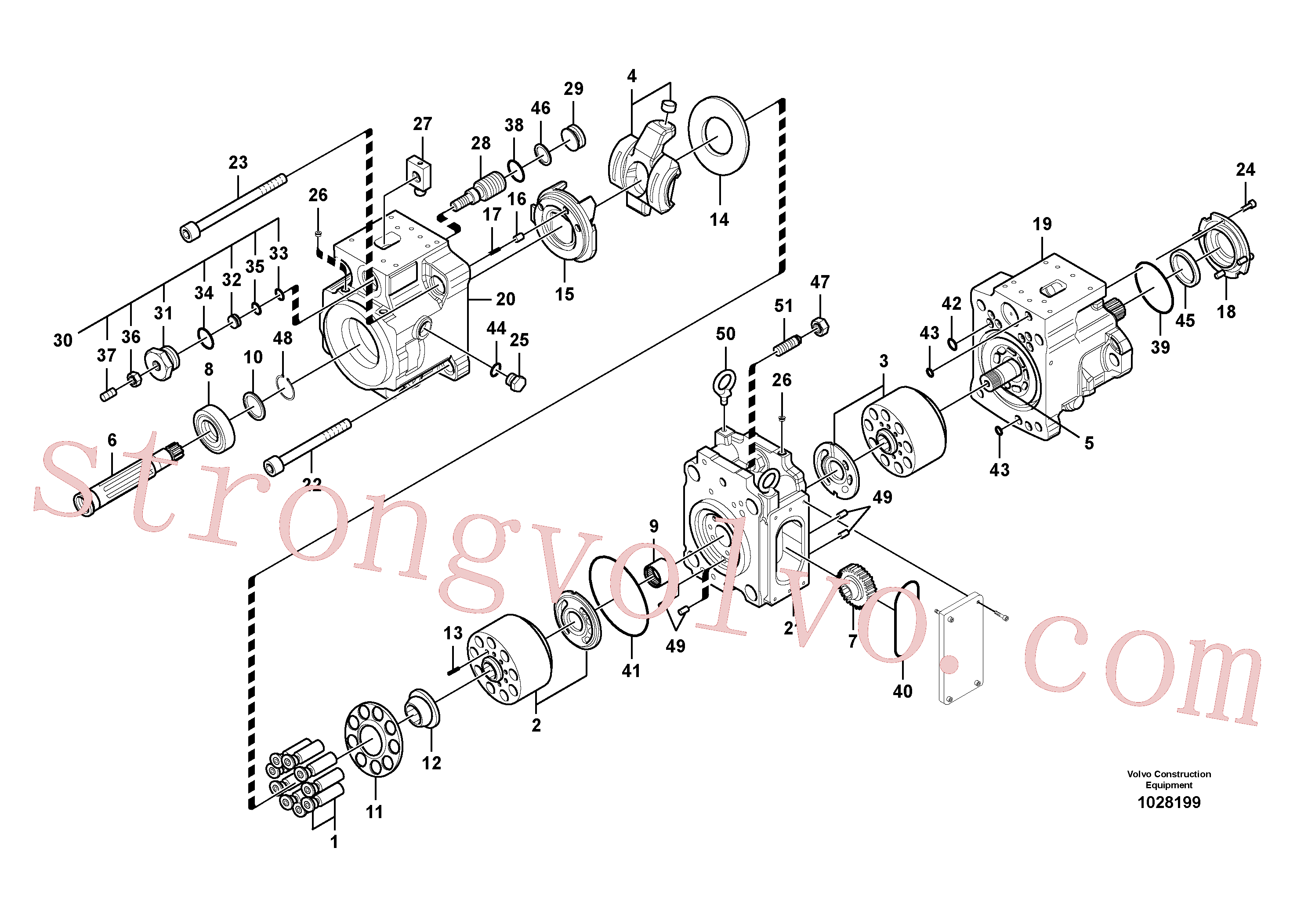 VOE14567600 Volvo Bomba hidráulica(1028199 Montagem)