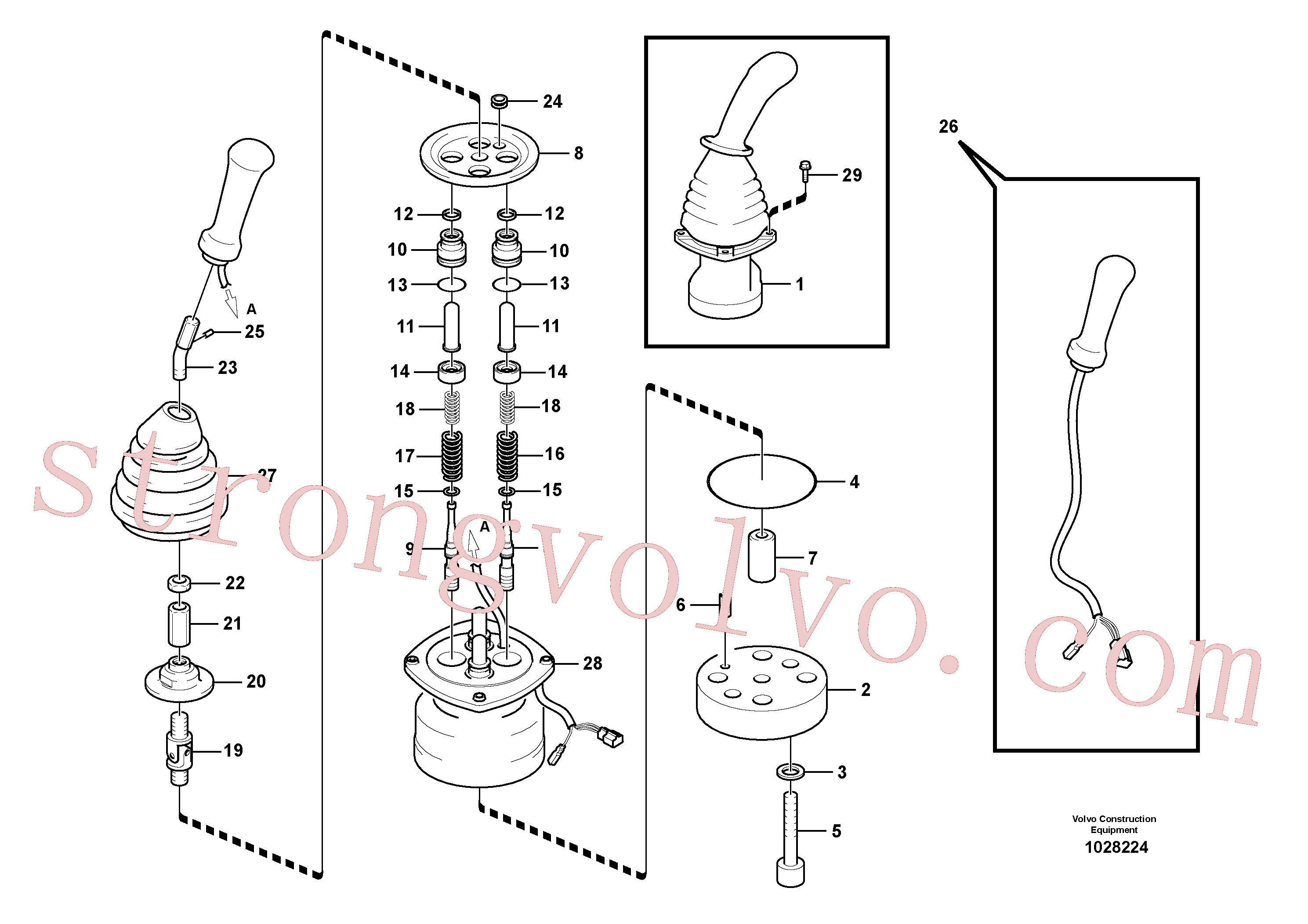 Volvo Montagem VOE14531864 Rmt Cont Valve Acessórios