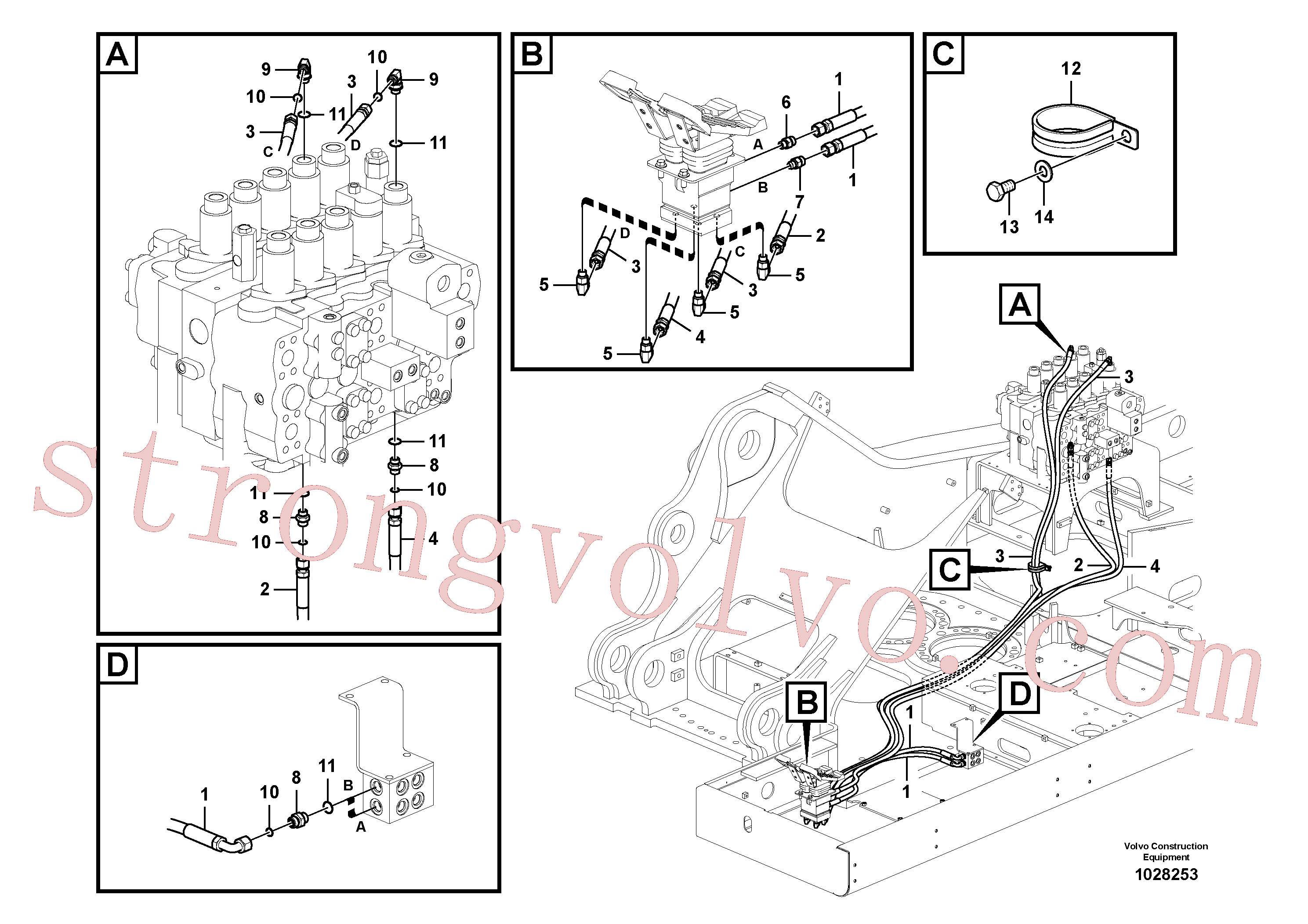 Volvo Acessórios para escavadeira VOE938319 Rockmaster/1SC Acessórios