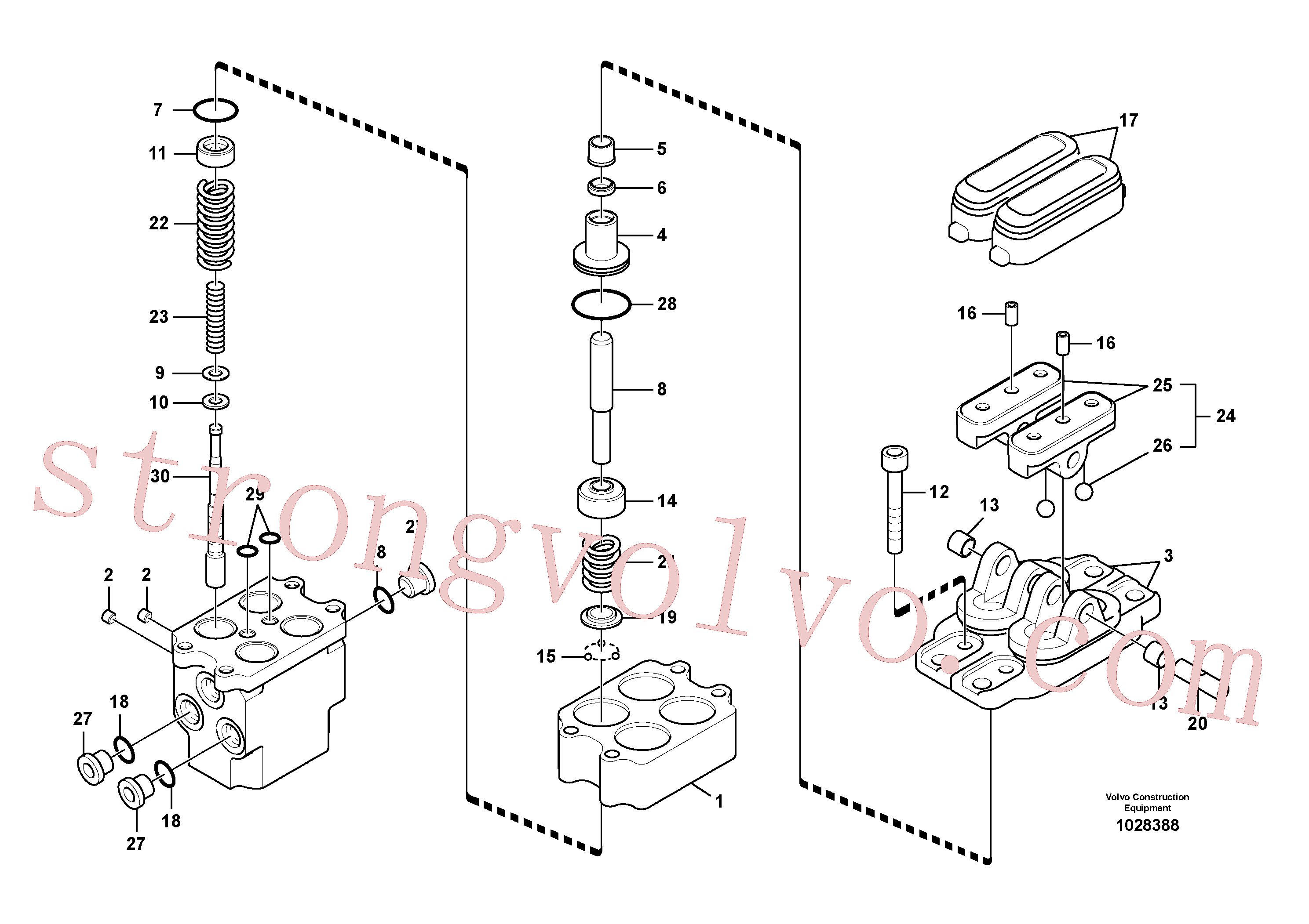 Volvo Montagem VOE14524333 Parafuso Acessórios