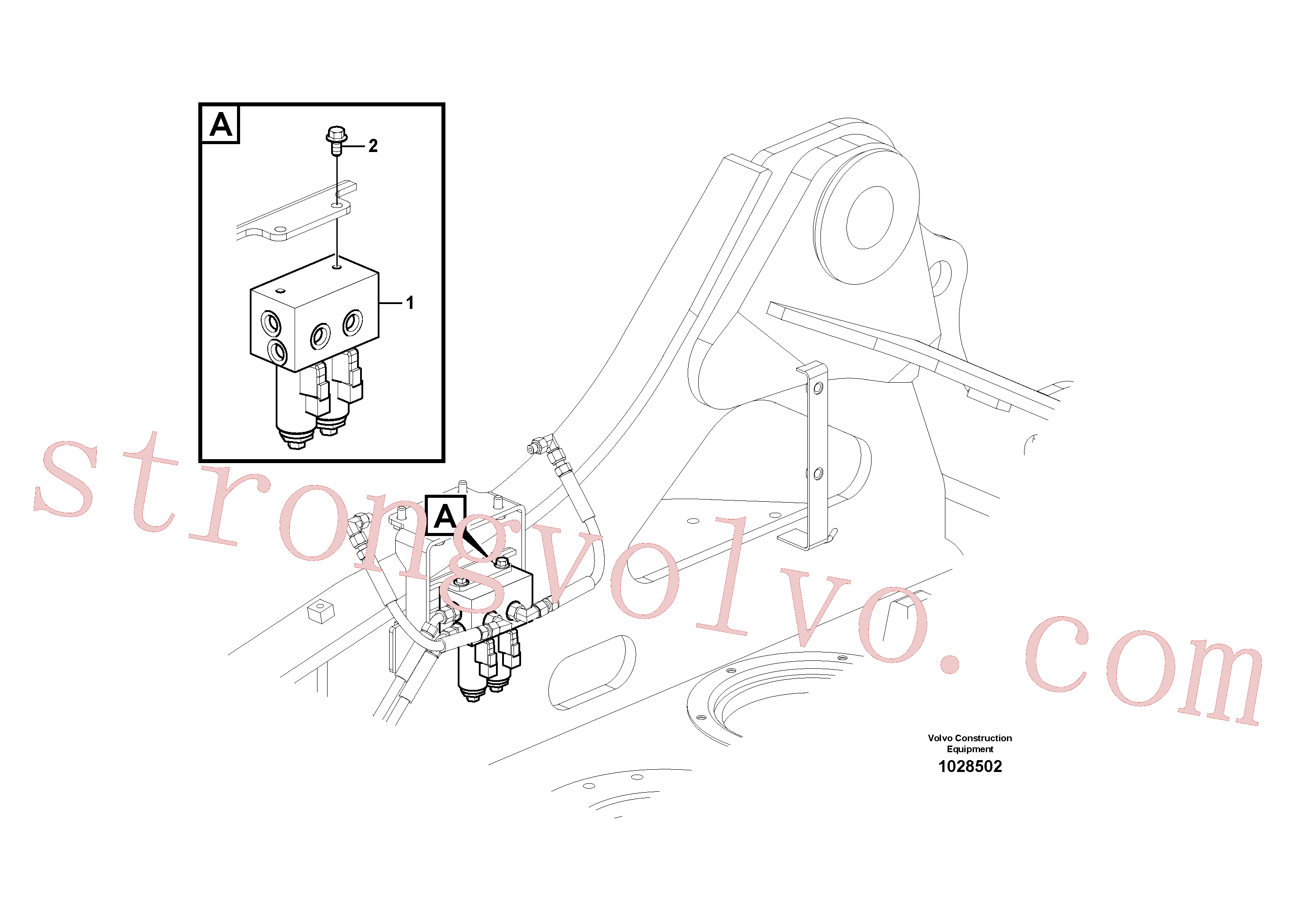 VOE14609389 Volvo Unidade electrónica.(1028502 Montagem)