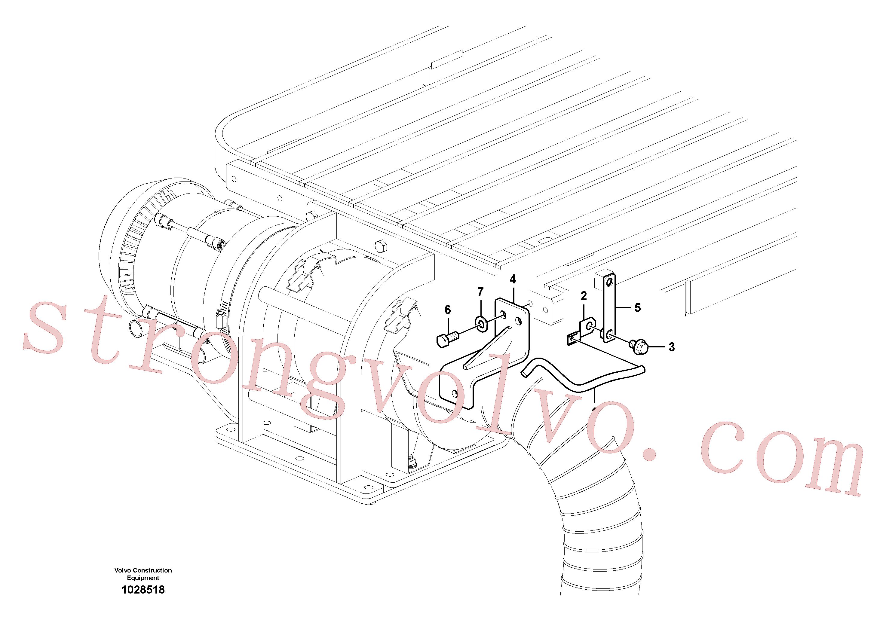 VOE14522575 Volvo Luzes de trabalho, extra(1028518 Montagem)