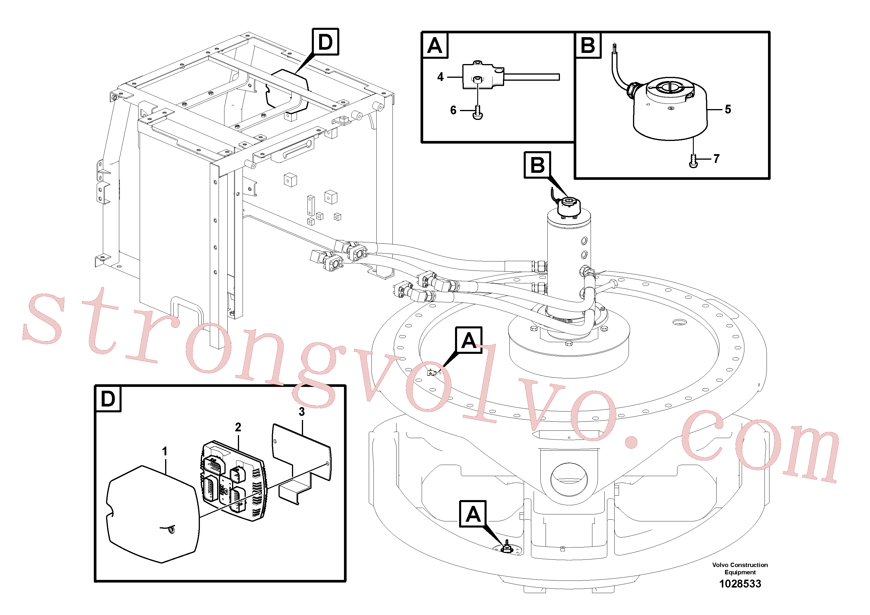 VOE972409 Volvo Unidade electrónica.(1028533 Montagem)