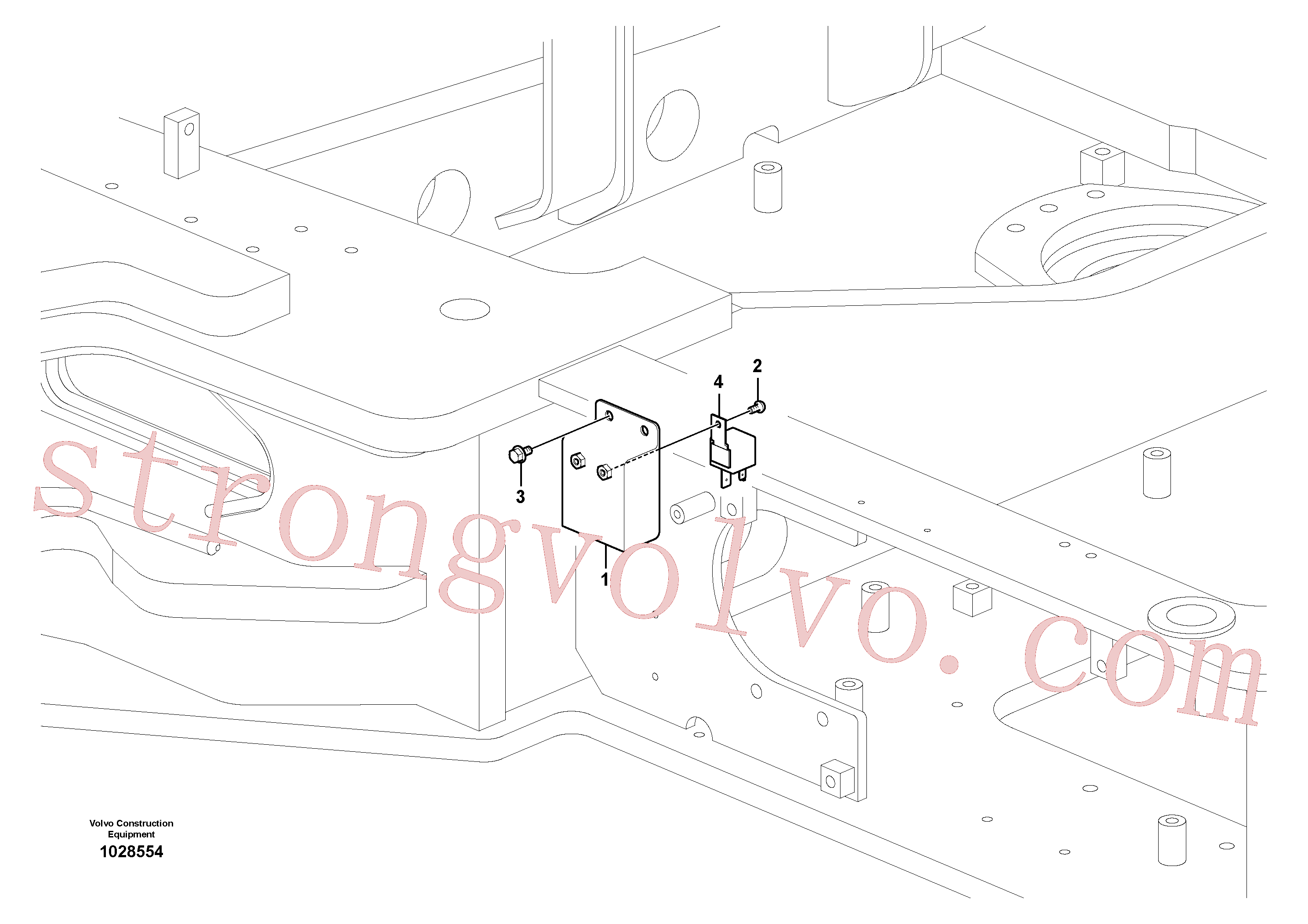 China Made VOE14610293 Relé Volvo Acessórios para escavadeira