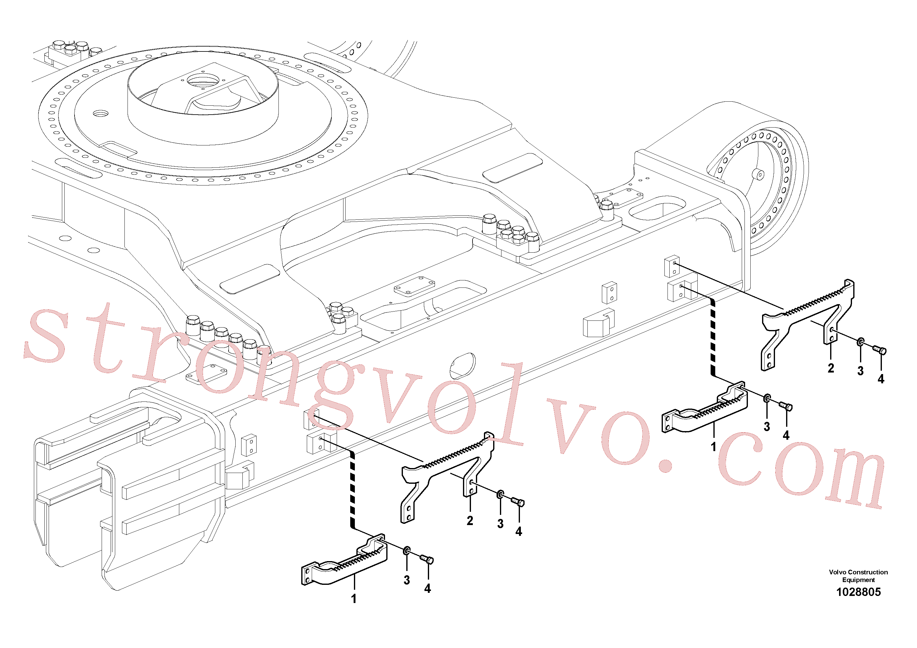 Volvo VOE993033 Parafuso sextavado Volvo Acessórios para escavadeira