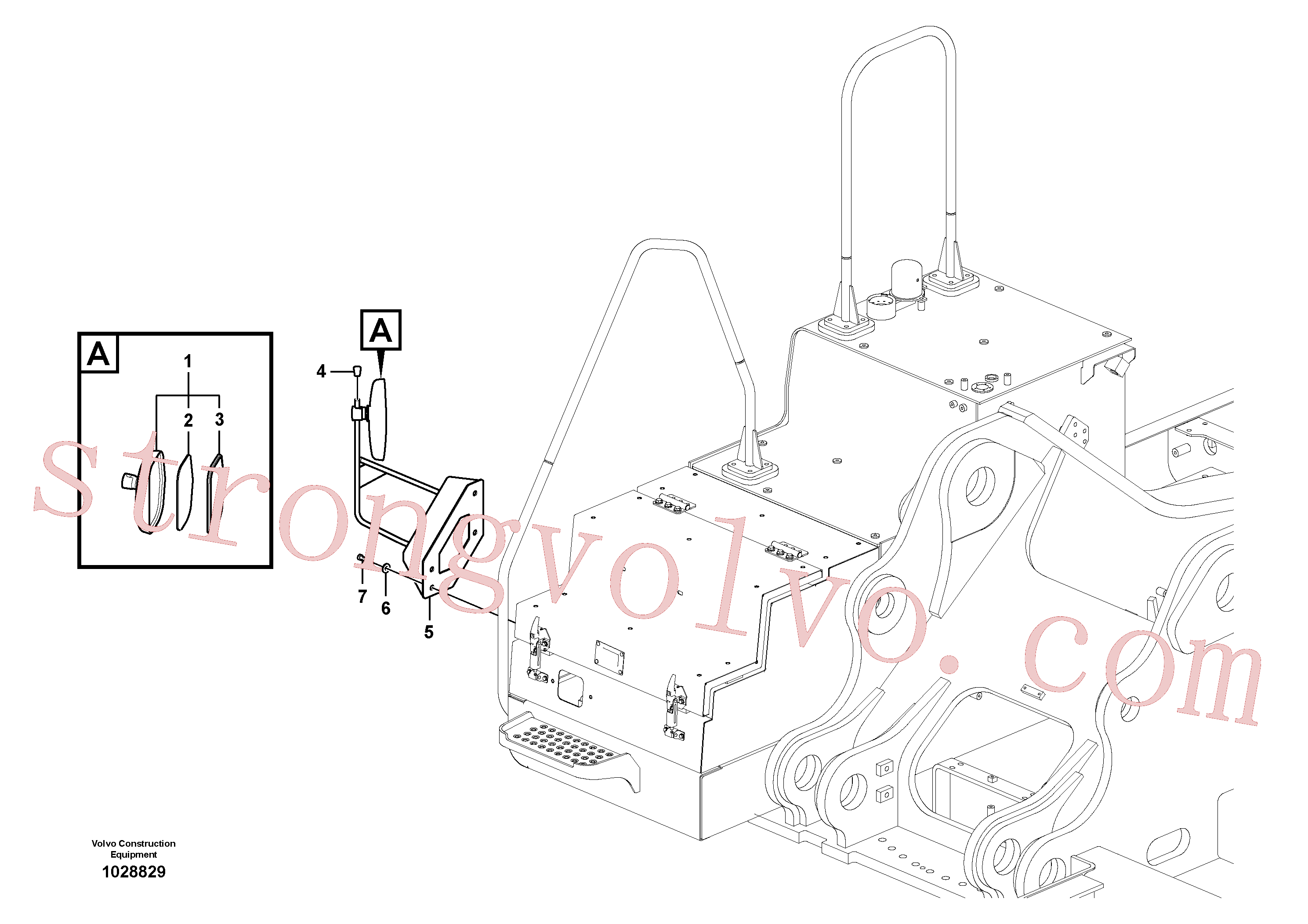 SA978932 Bolt, Washer Volvo escavadeira