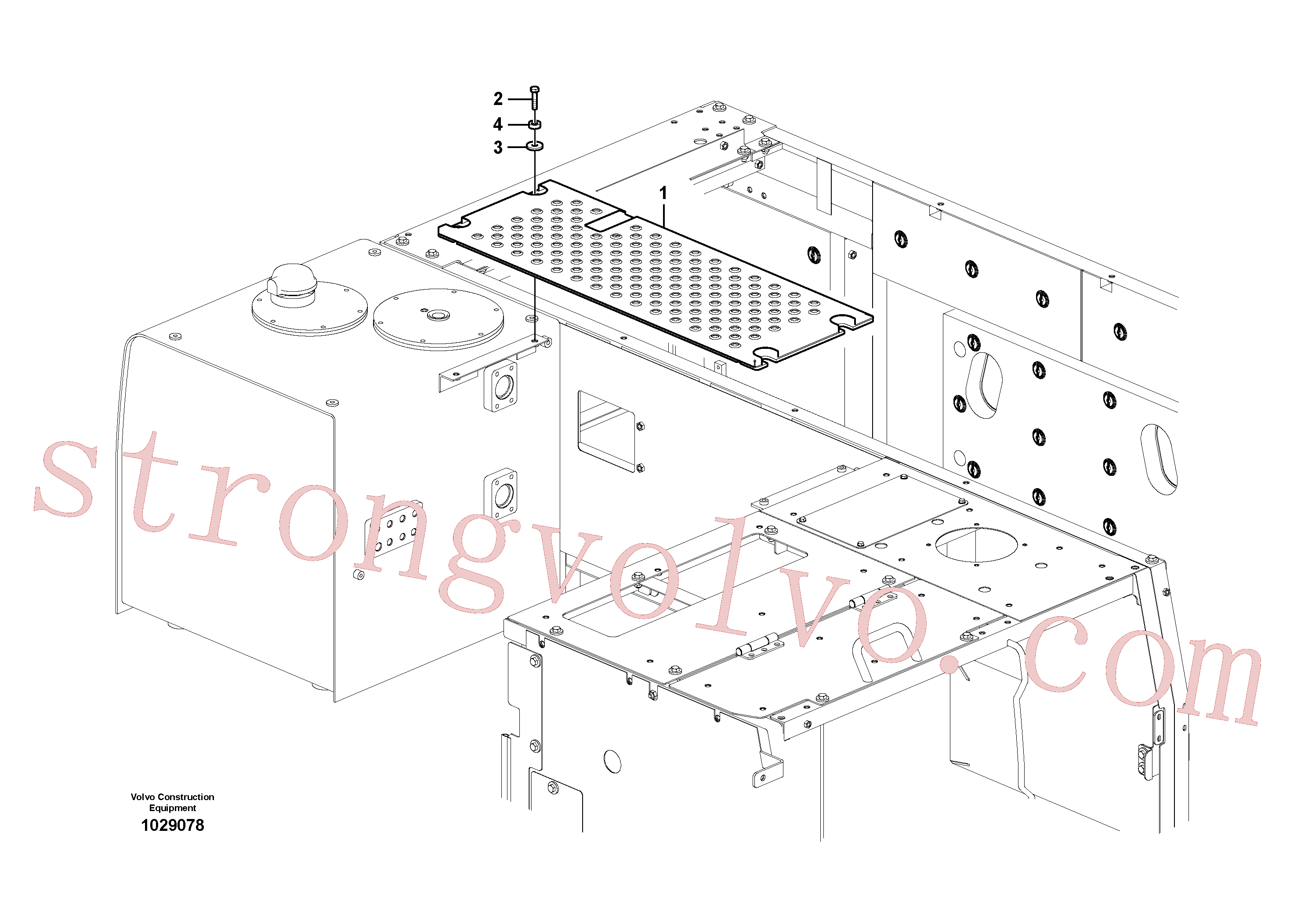 Volvo Acessórios para escavadeira VOE14531016 Arruela Acessórios