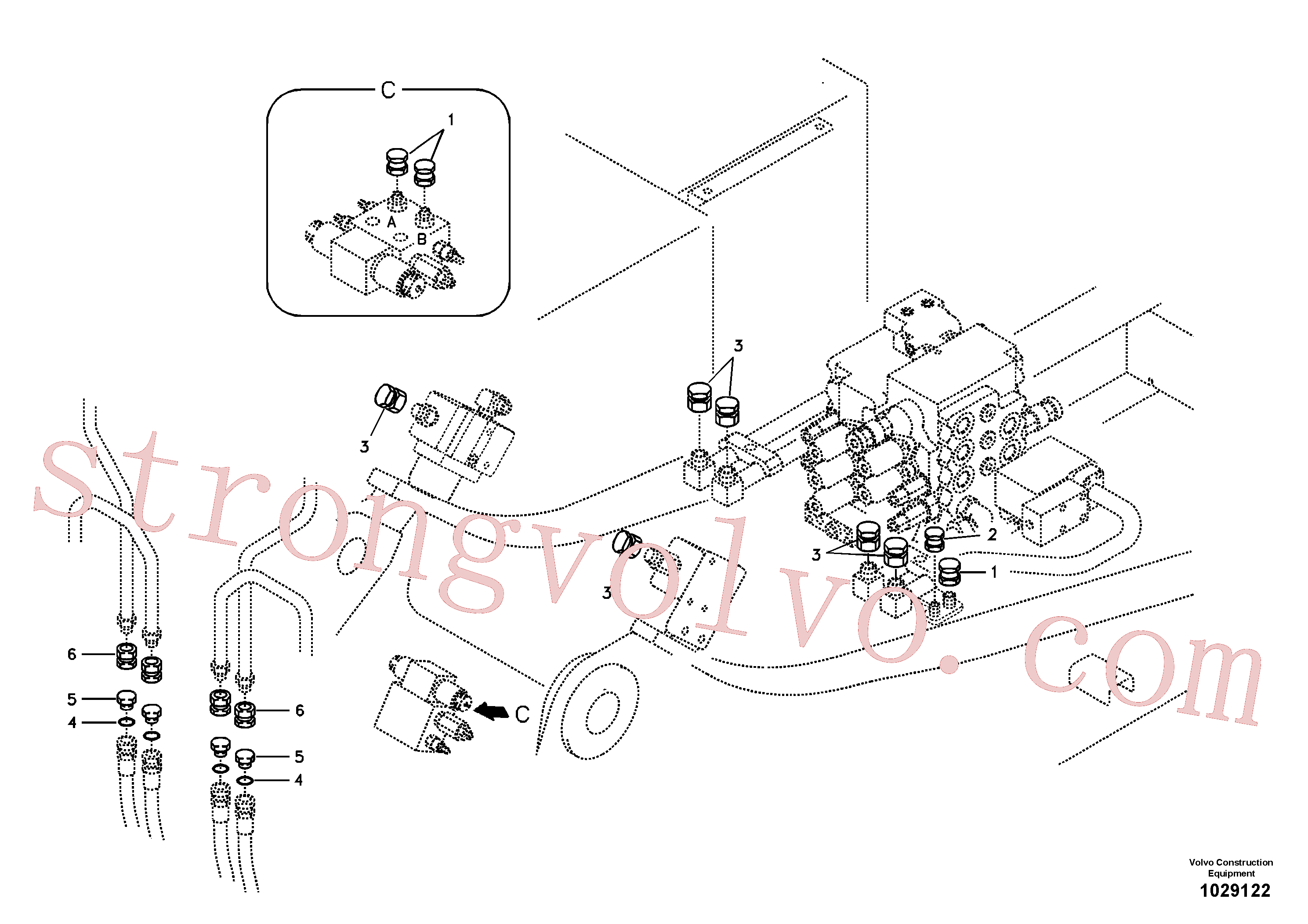 SA9411-90410 Volvo(1029122 Montagem)