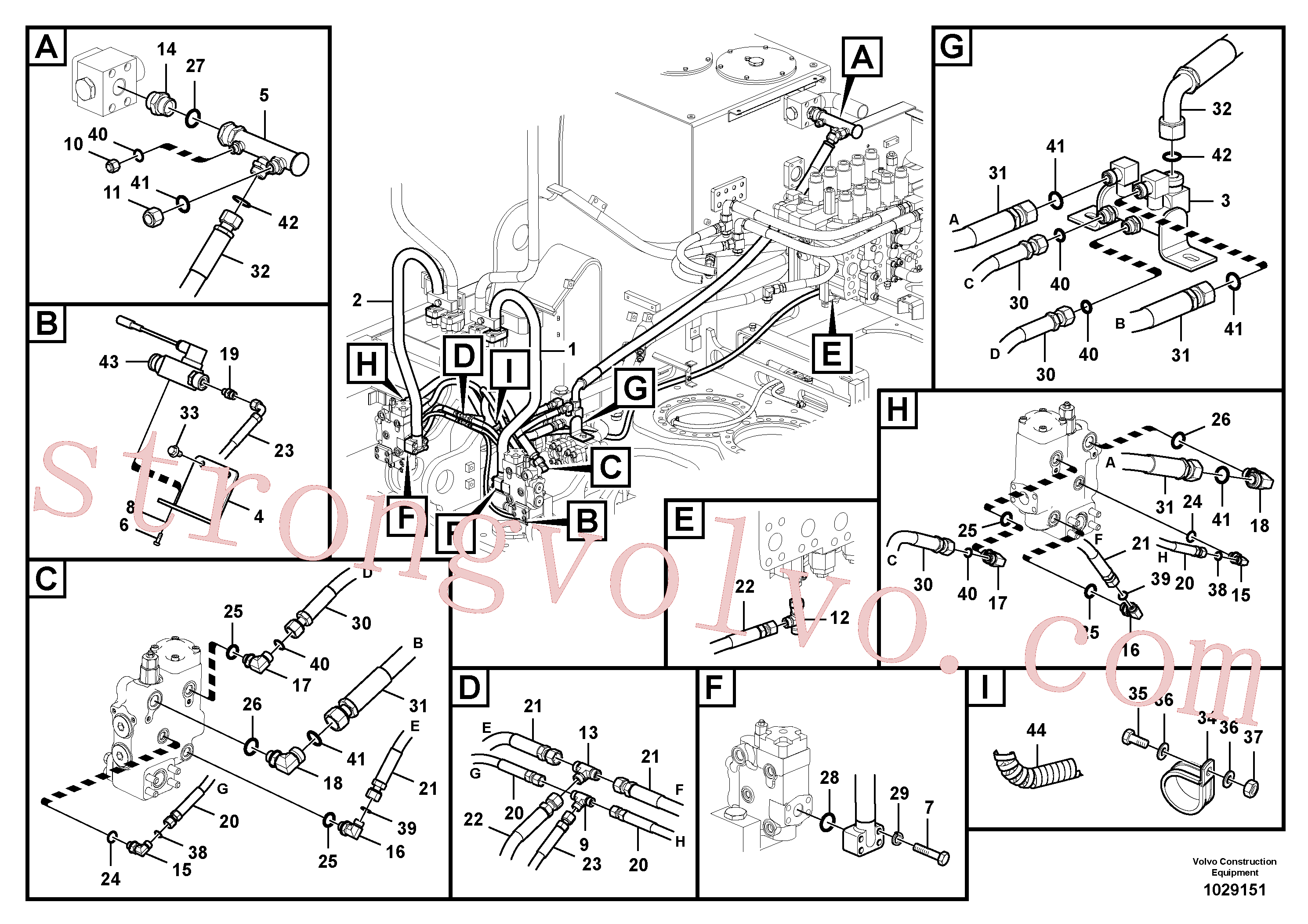 Volvo Montagem VOE14546541 Pipe Acessórios