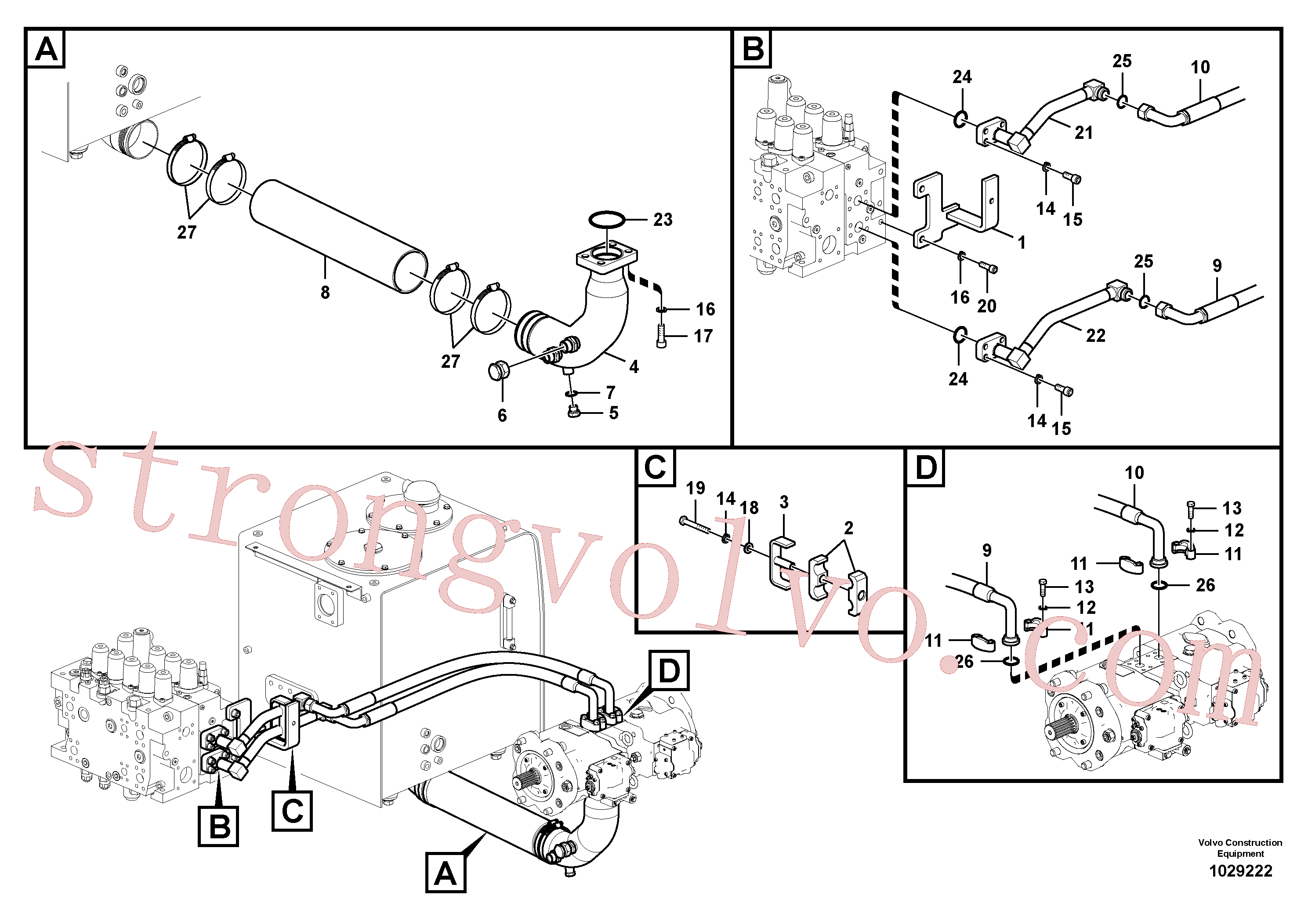 Volvo Acessórios para escavadeira VOE14881257 Xtraflex/5000 Acessórios