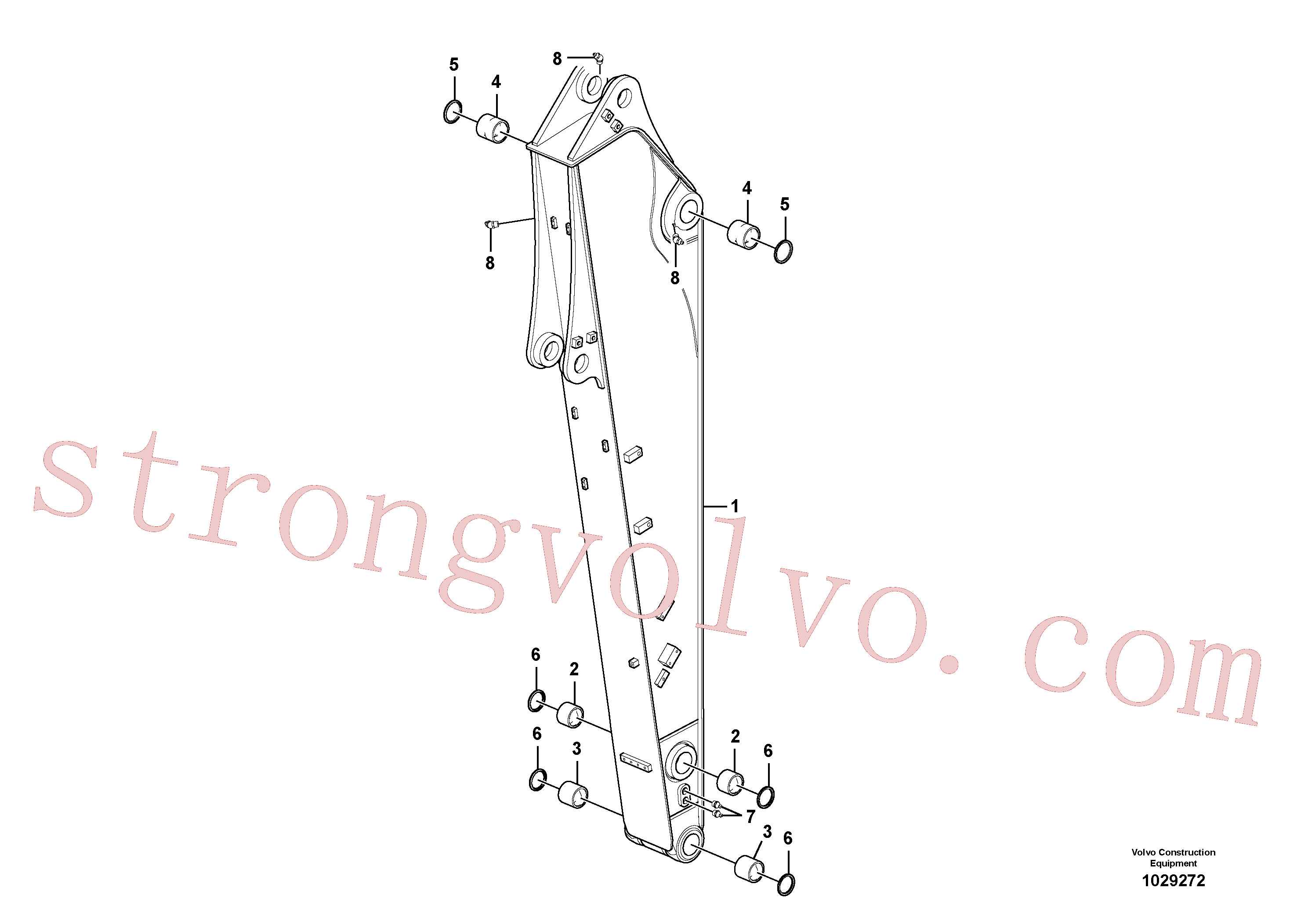 VOE14592988 Braço Inscreva-se para Volvo Acessórios para escavadeira