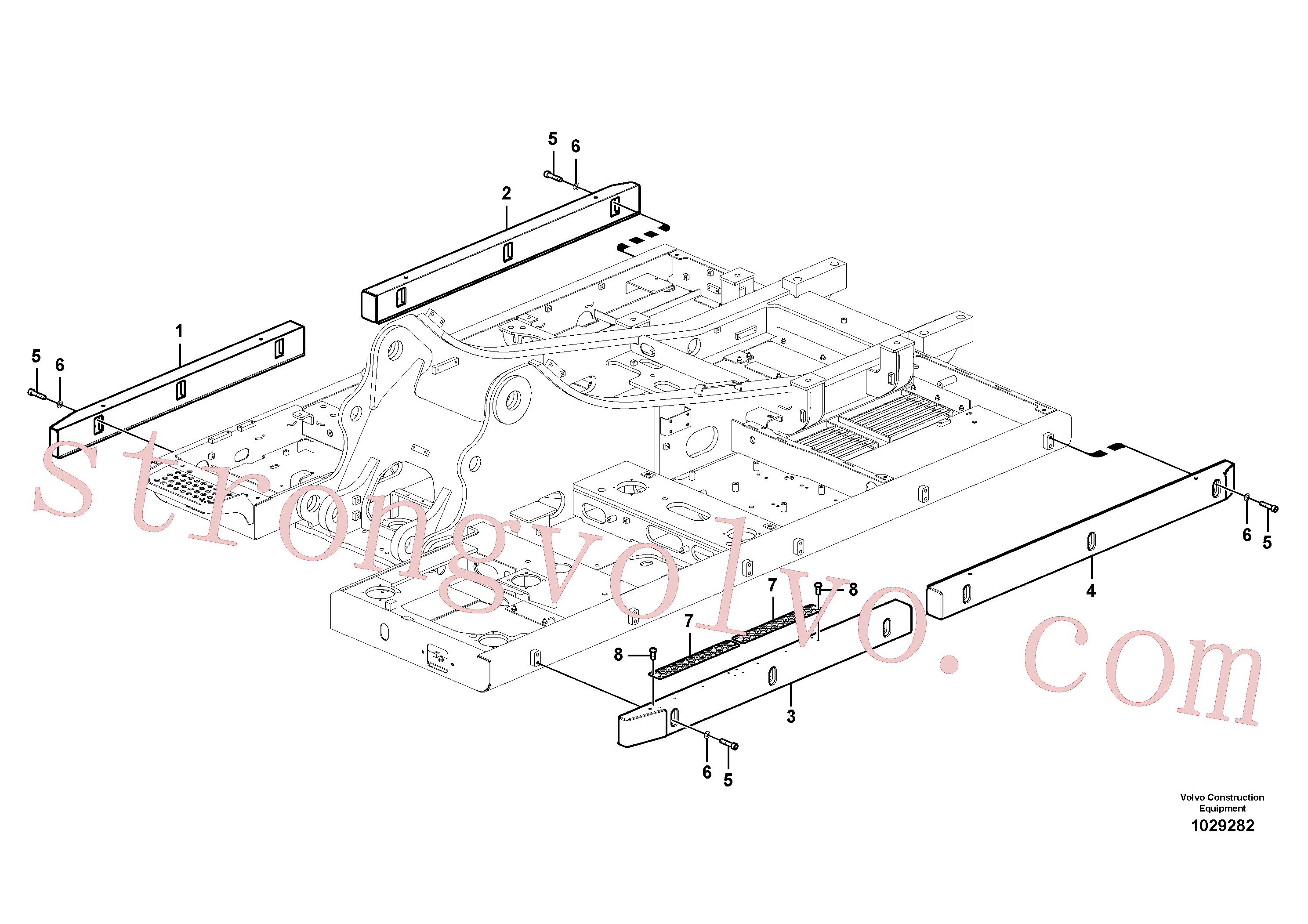 Atacado SA9016-11608 Allen Hd Screw Volvo escavadeira
