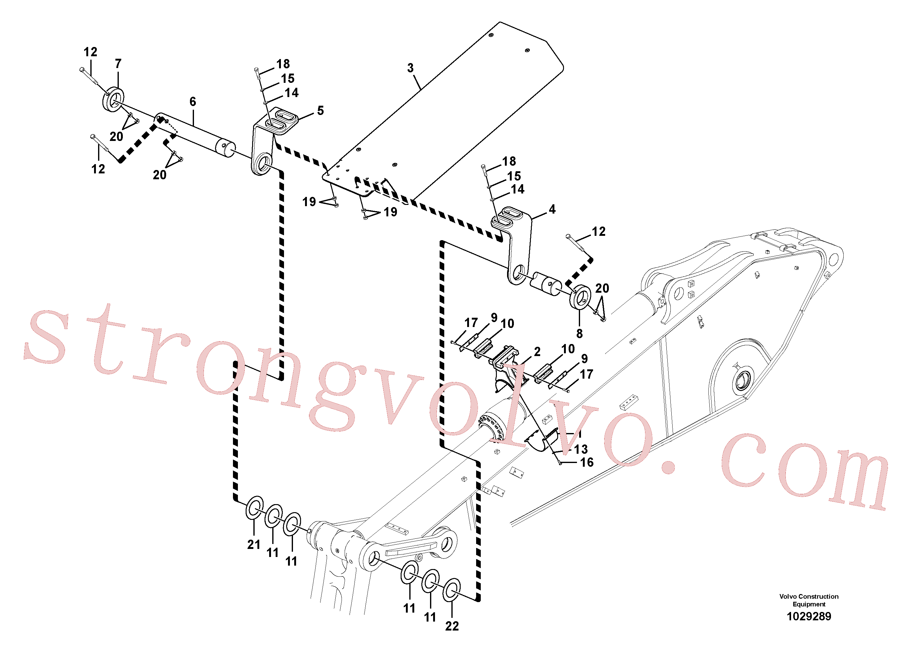 Volvo Montagem VOE14560993 Lock Acessórios