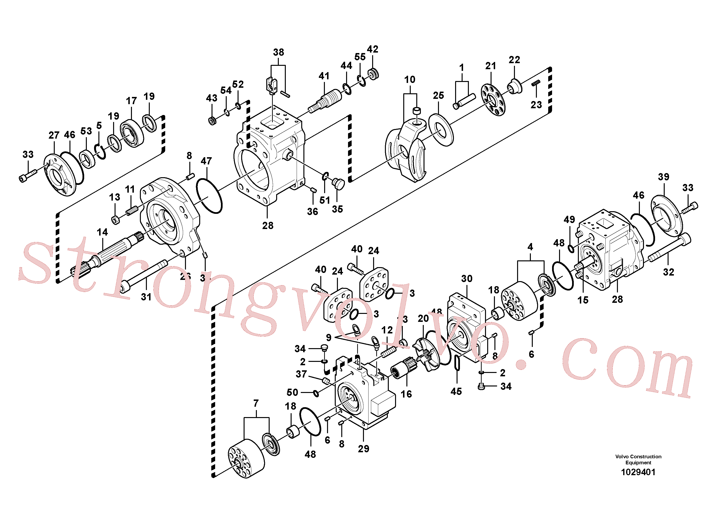 Volvo Acessórios para escavadeira VOE14535197 Parafuso Acessórios