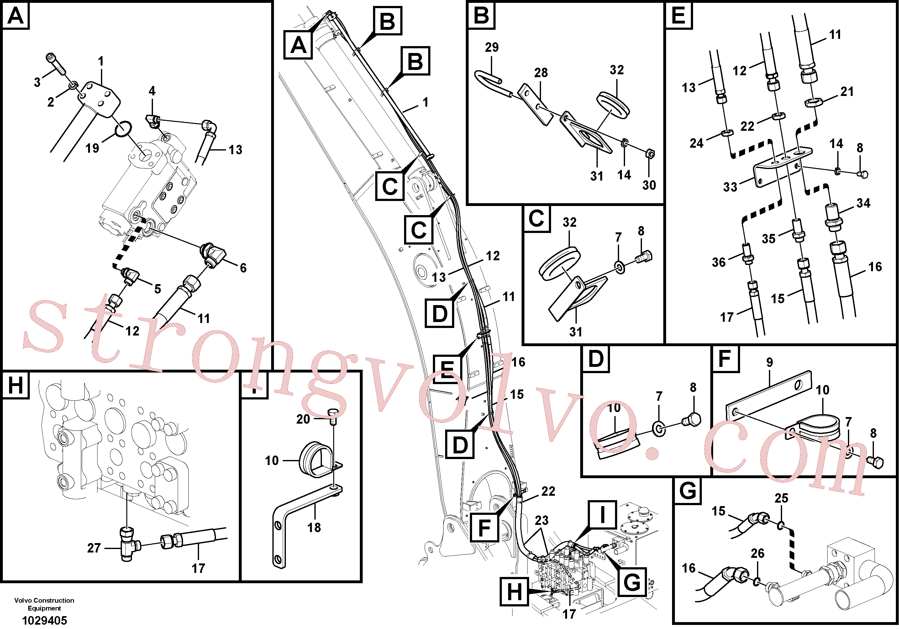 VOE938275 Rockmaster/1SC Inscreva-se para Volvo Acessórios para escavadeira