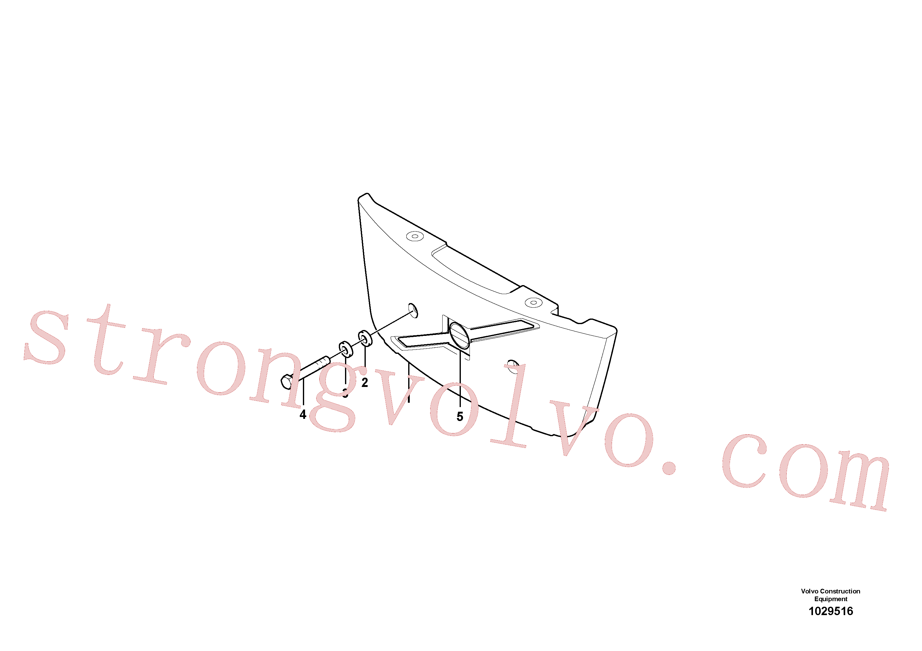VOE980519 Volvo Contrapesos(1029516 Montagem)
