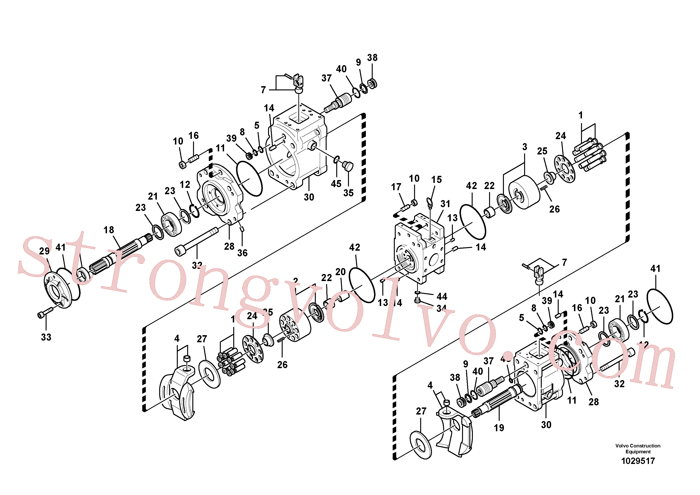 SA8230-09400 Volvo Bomba hidráulica(1029517 Montagem)