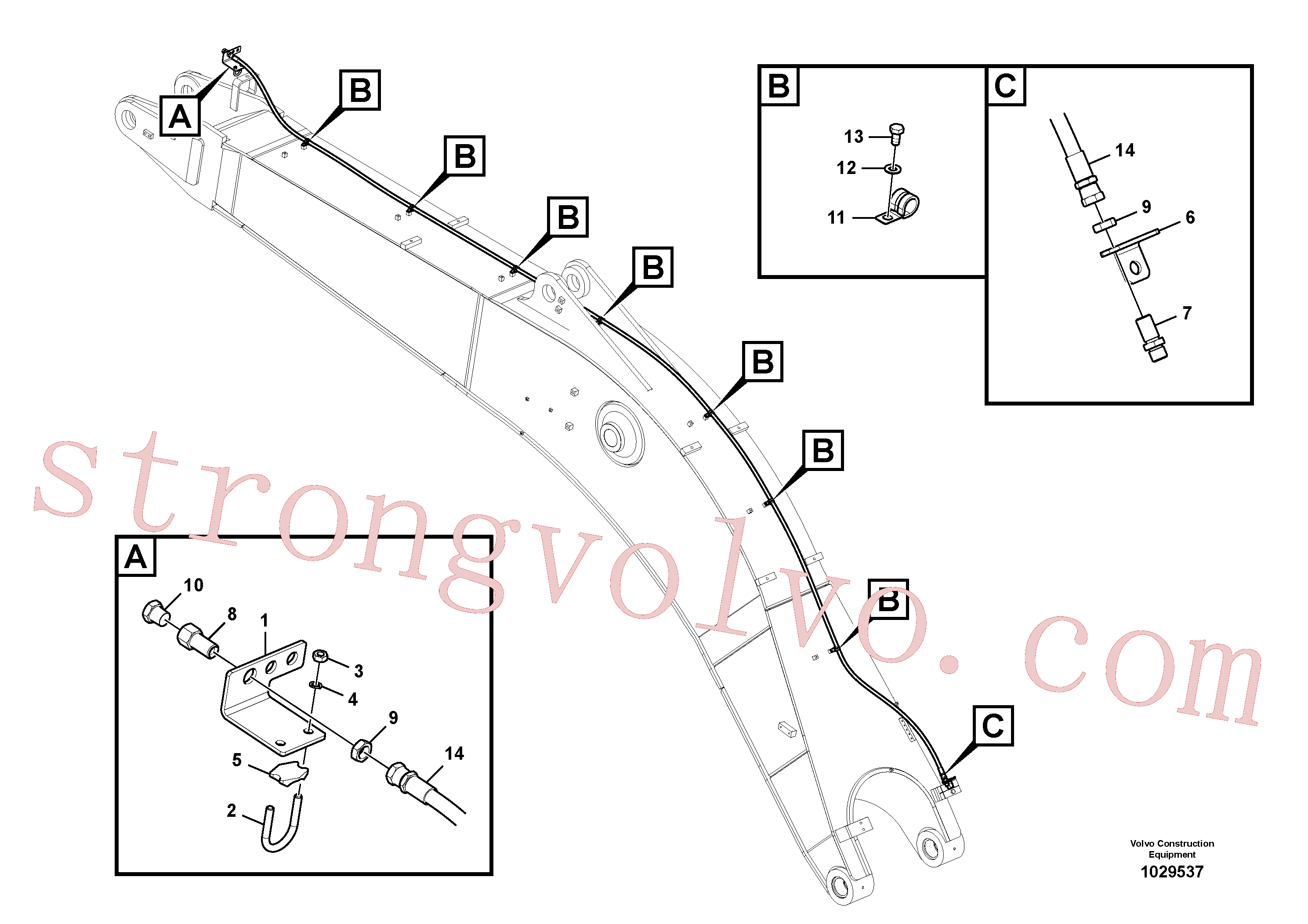 VOE14880632 Grampo u Volvo escavadeira