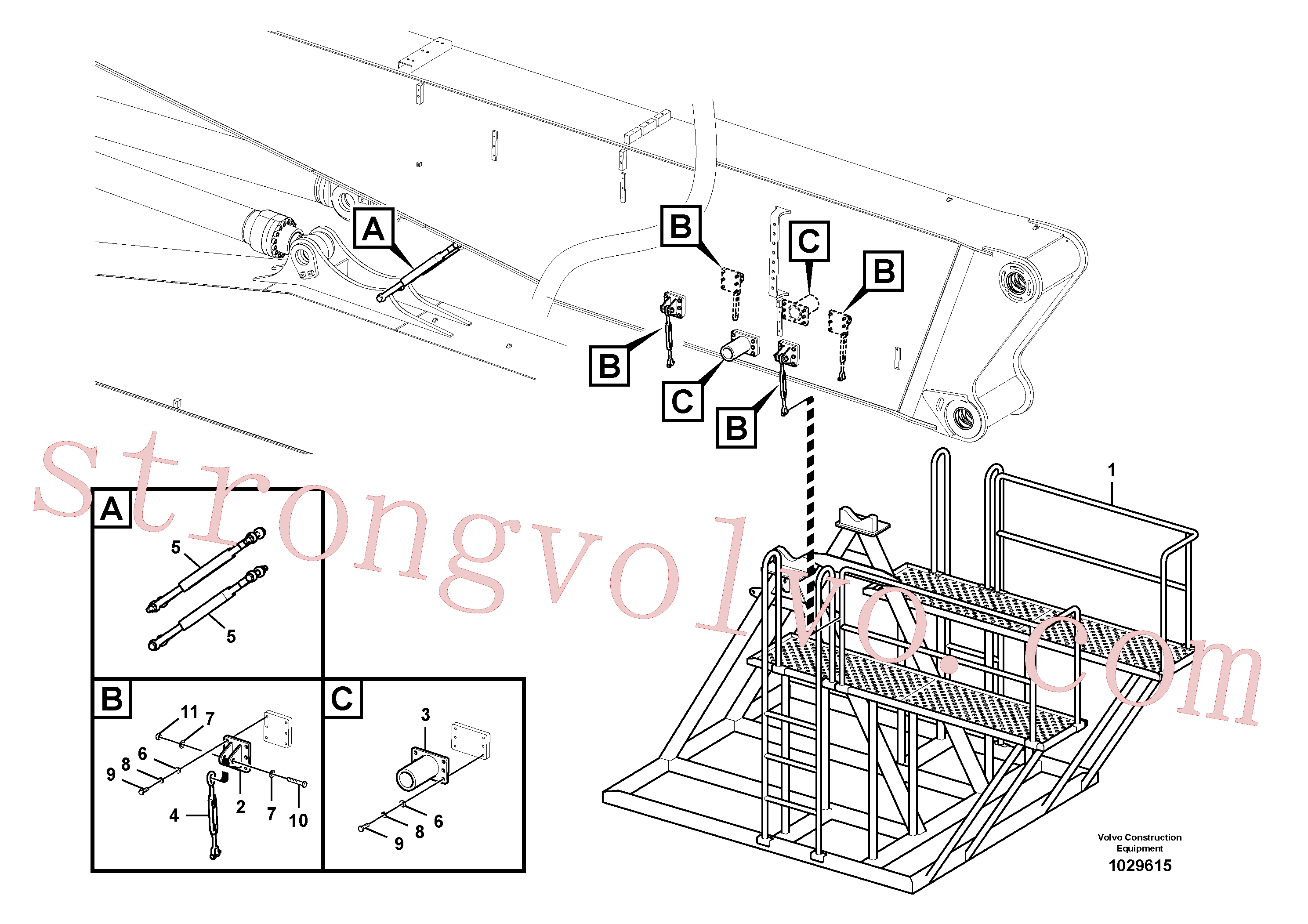 VOE14590128 Tensor Volvo escavadeira