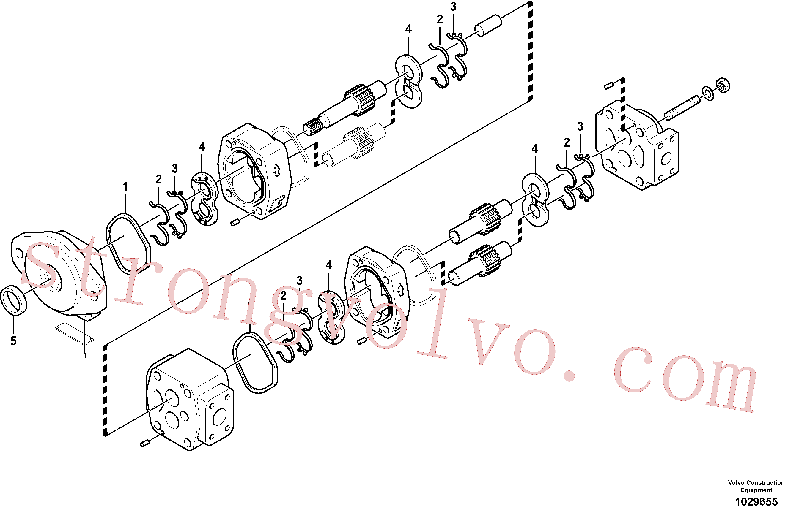 Volvo Acessórios para escavadeira VOE14600953 Vedação Acessórios