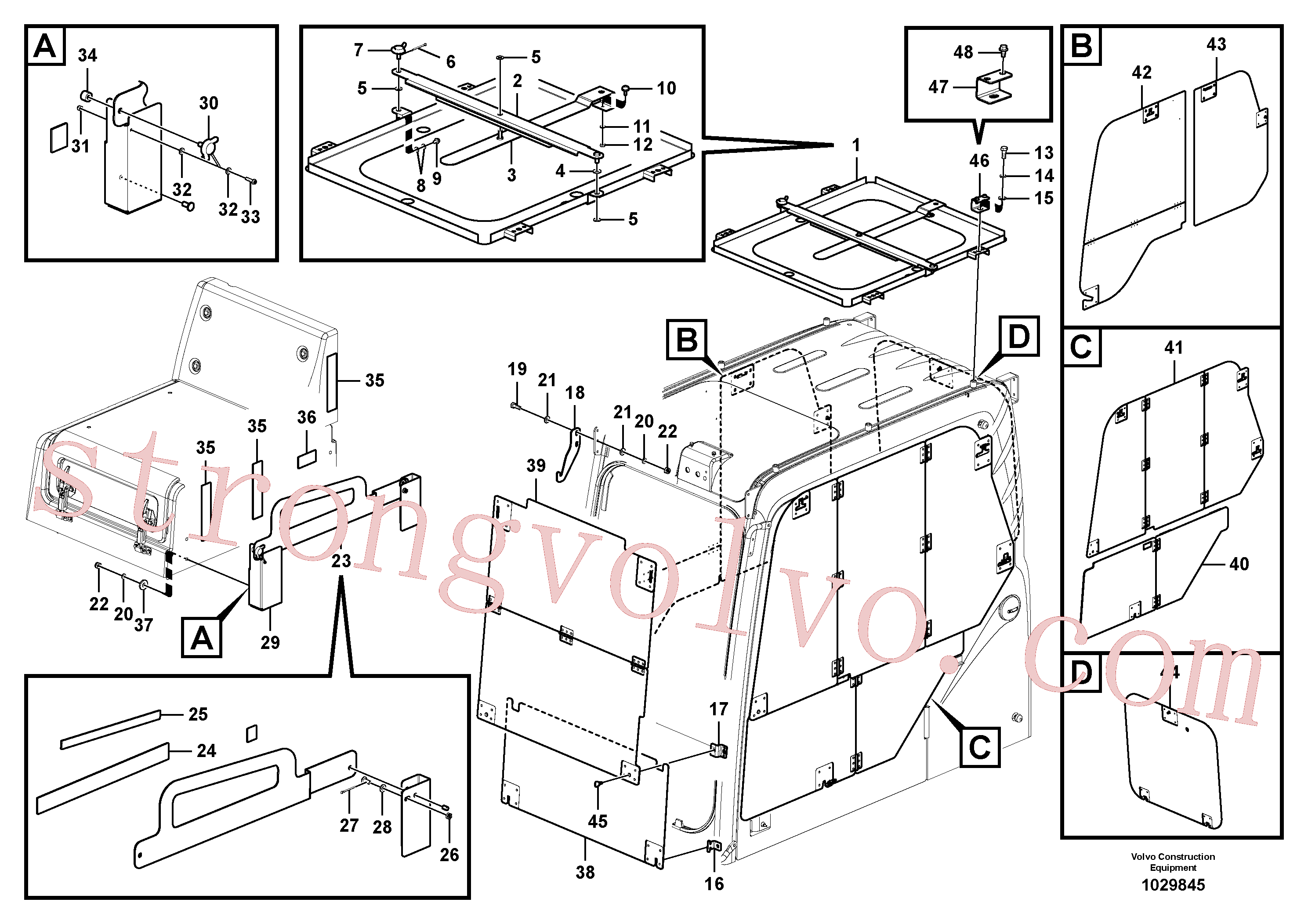VOE14517399 Volvo Sistema anti-roubo(1029845 Montagem)